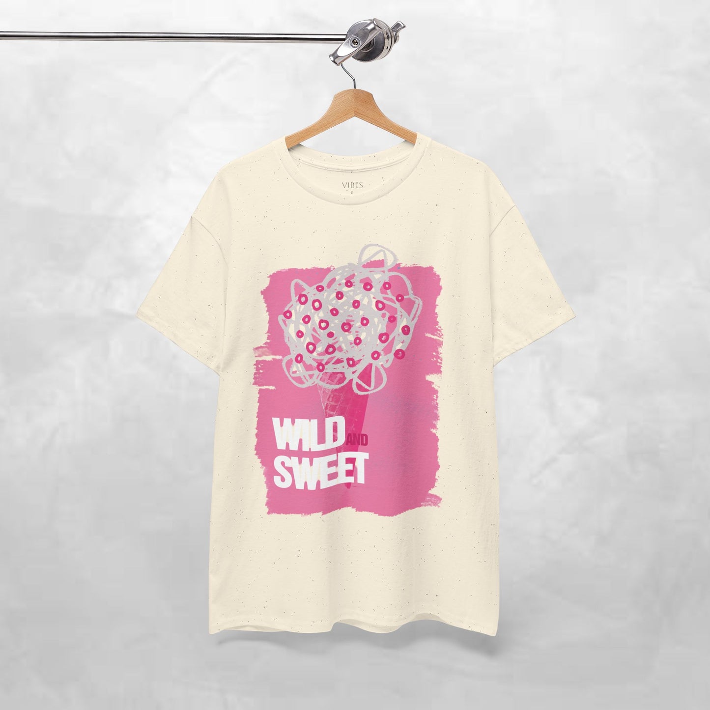 Wild and Sweet Unisex Heavy Cotton Tee - Playful Graphic Shirt for Fun-Loving Individuals