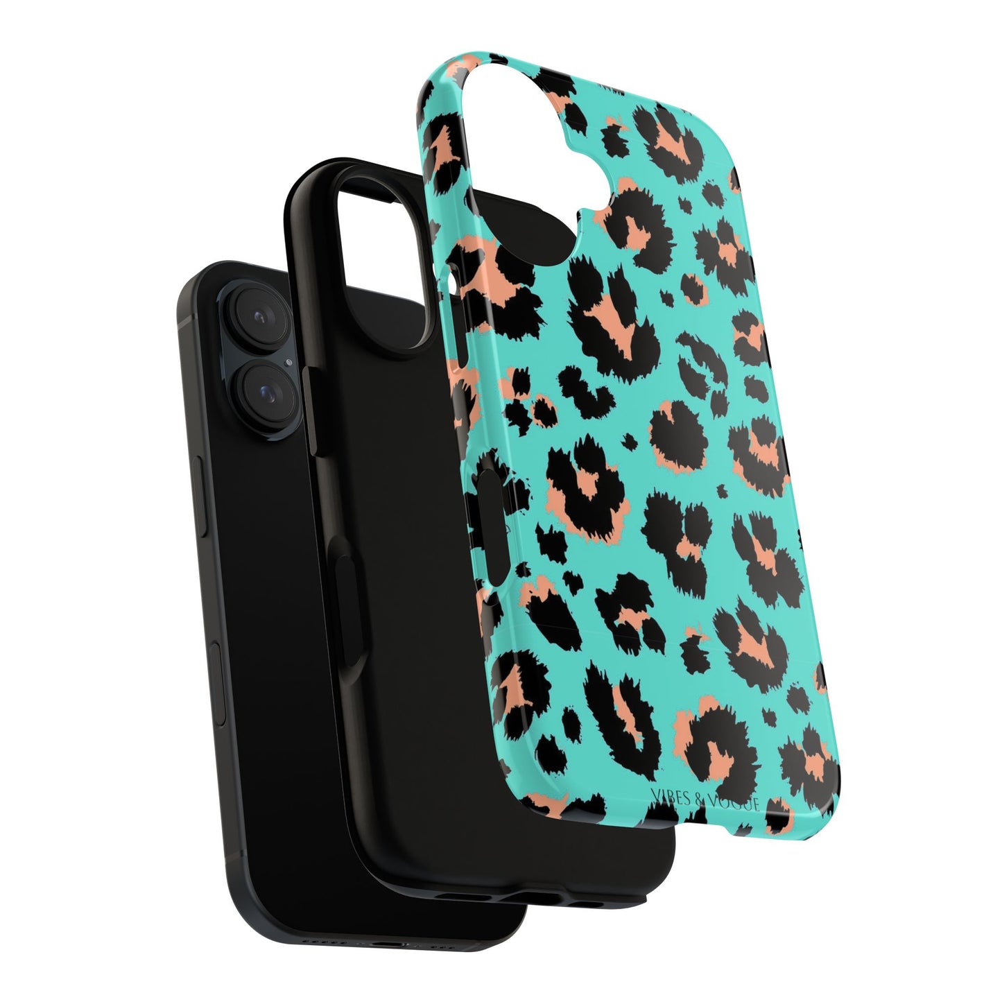 Leopard Print Phone Case, Tough Phone Case, Wild Style Accessory, Animal Print Cover, Stylish Phone Protection