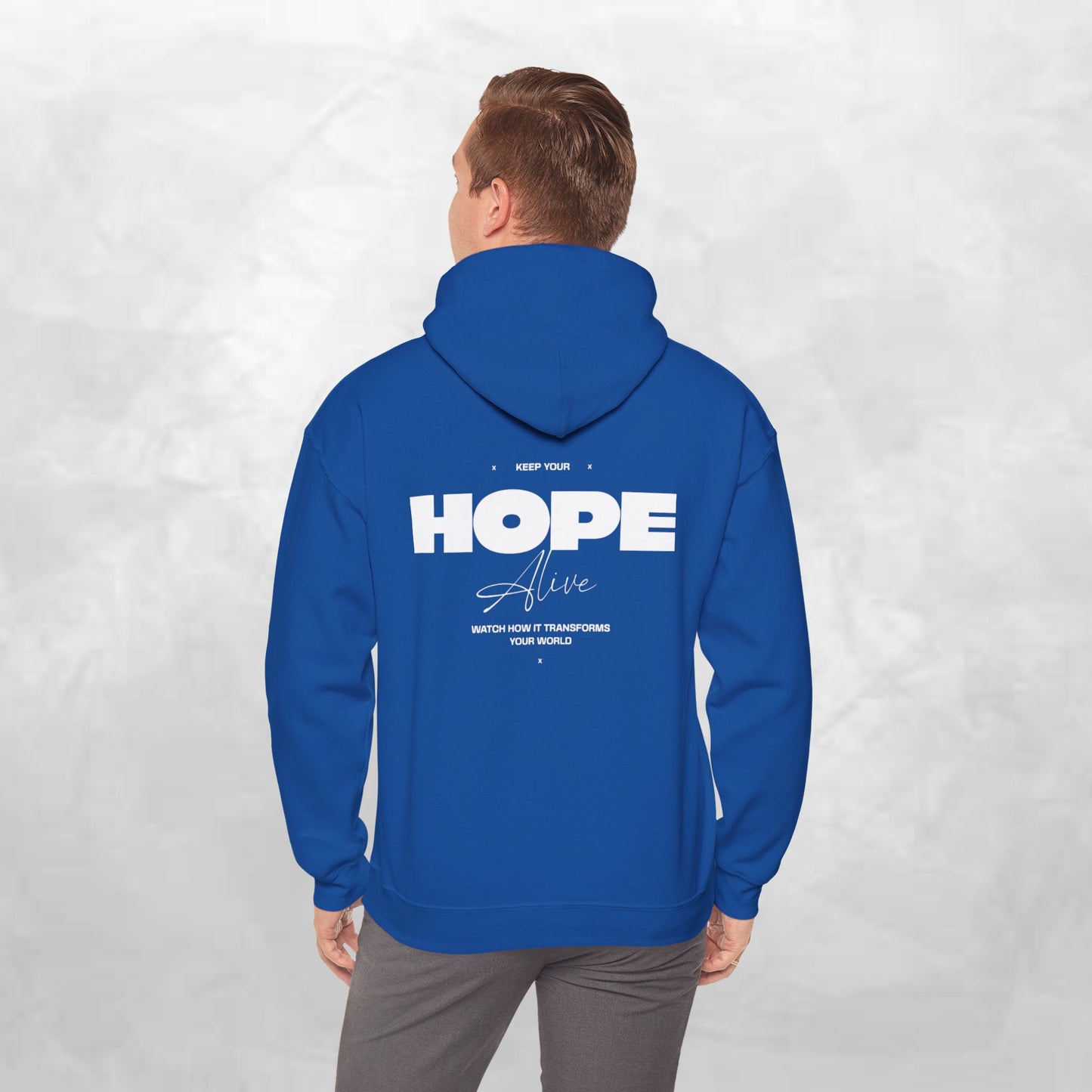 Keep Your Hope Alive Unisex Hooded Sweatshirt - Cozy Inspiration for Everyday Moments