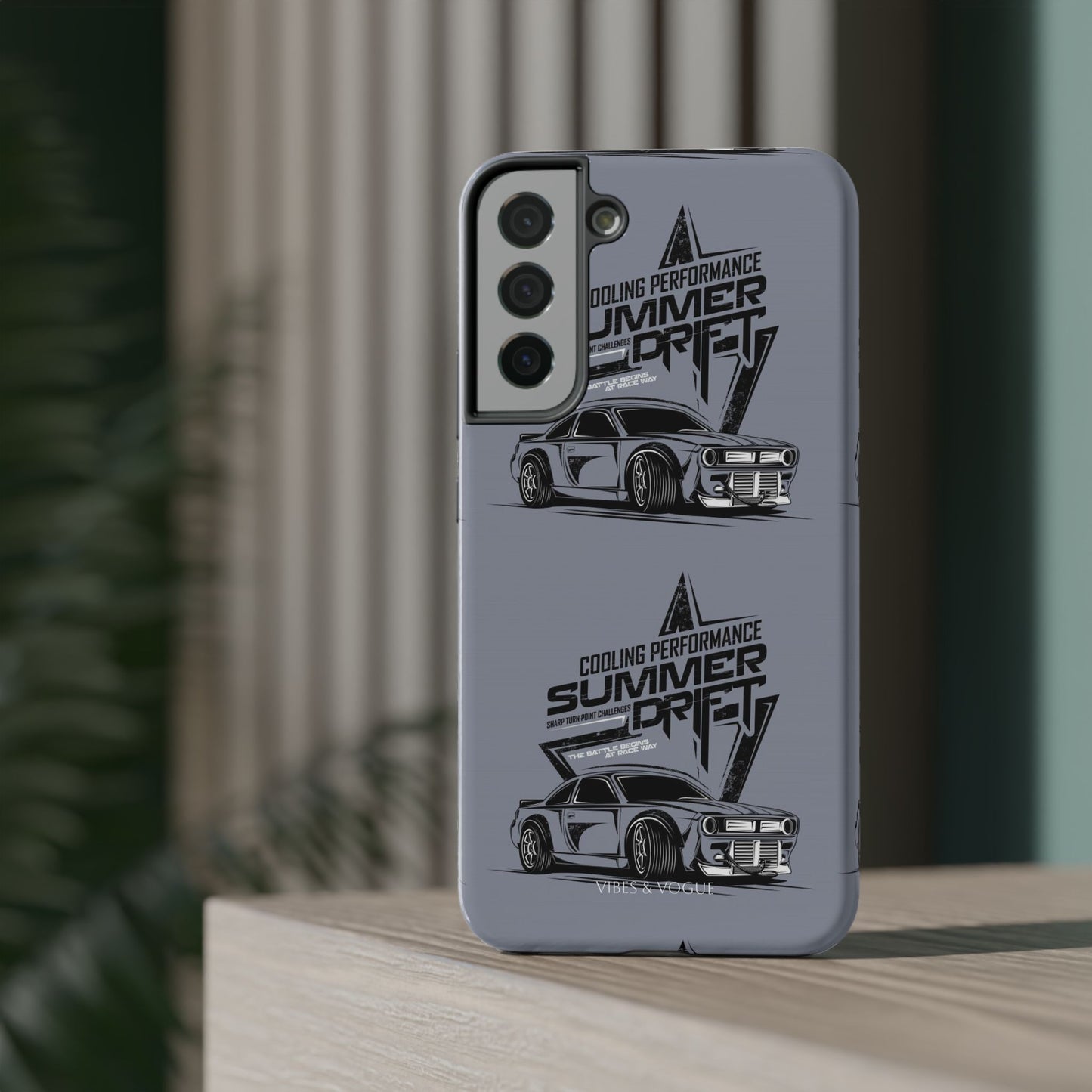 Summer Drift Racing Impact-Resistant Phone Case