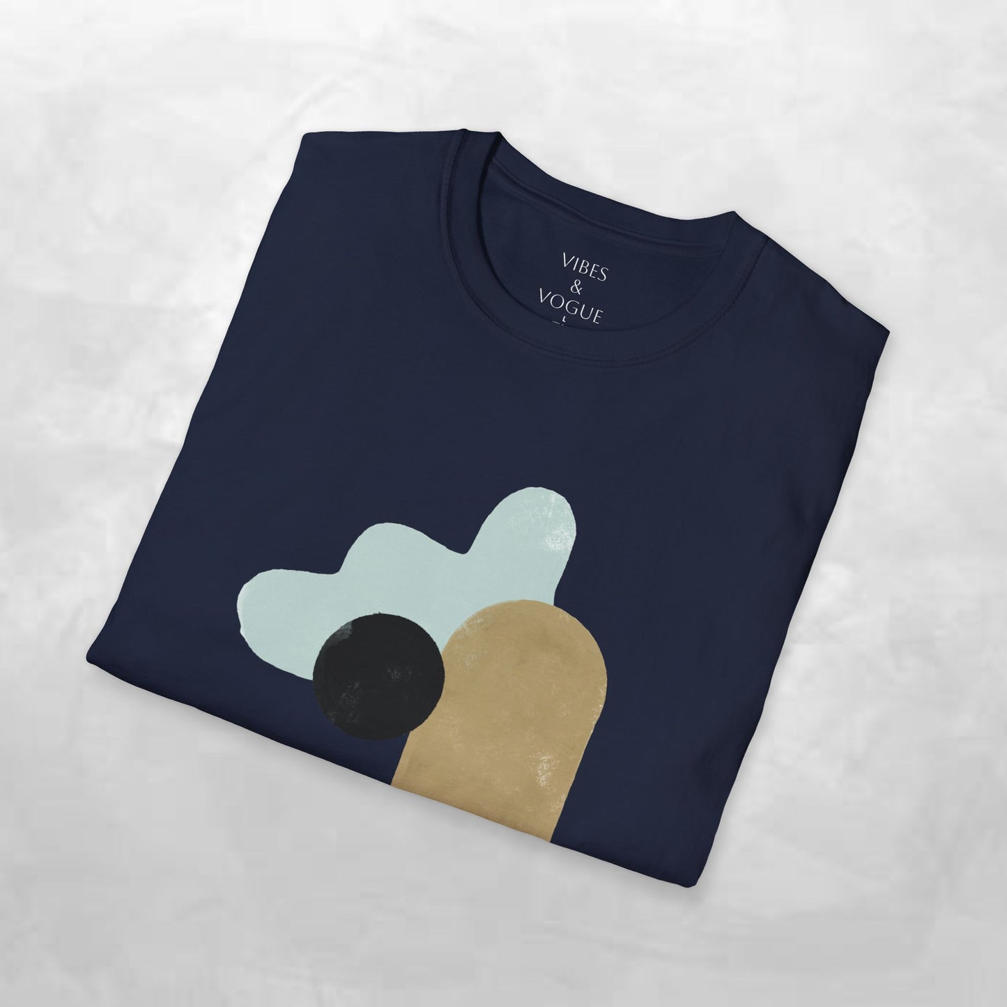 Vibes & Vogue Unisex Softstyle T-Shirt - Trendy Casual Wear for Art Lovers