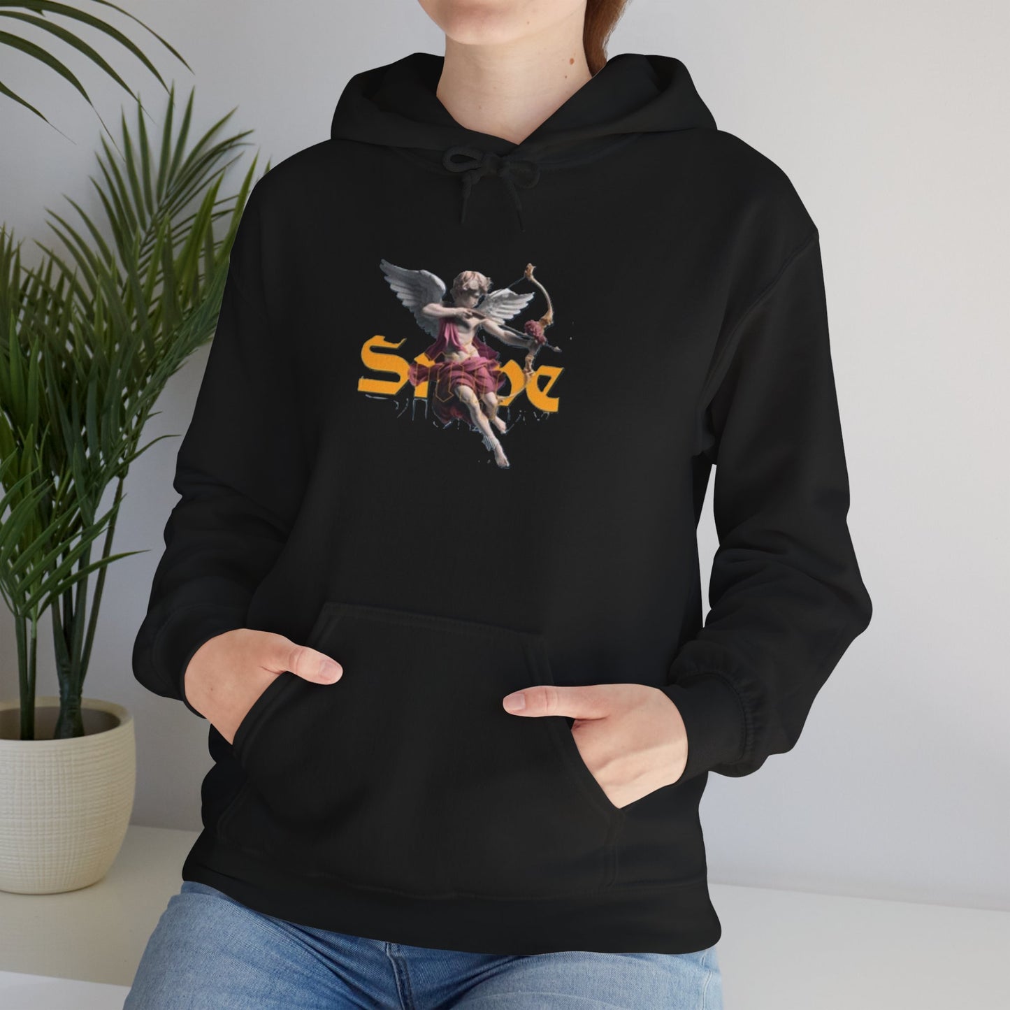 Chic Graphic Hoodie - Unisex Heavy Blend™ Sweatshirt, Casual Wear, Street Style, Gift for Him/Her, Comfortable Fashion, Trendy Apparel