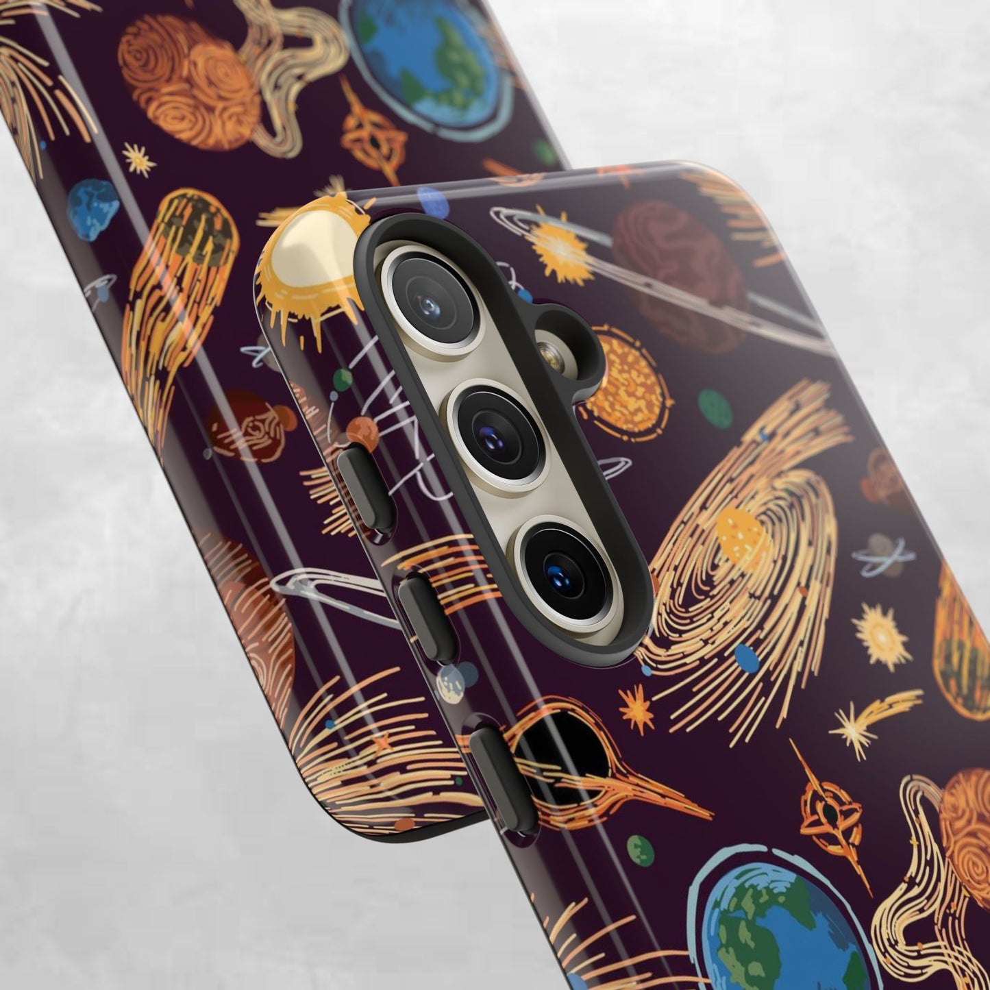 Space-Themed Phone Case - Cosmic Galaxy Design, Durable Protective Cover, Unique Gift, Celestial Lover's Accessory
