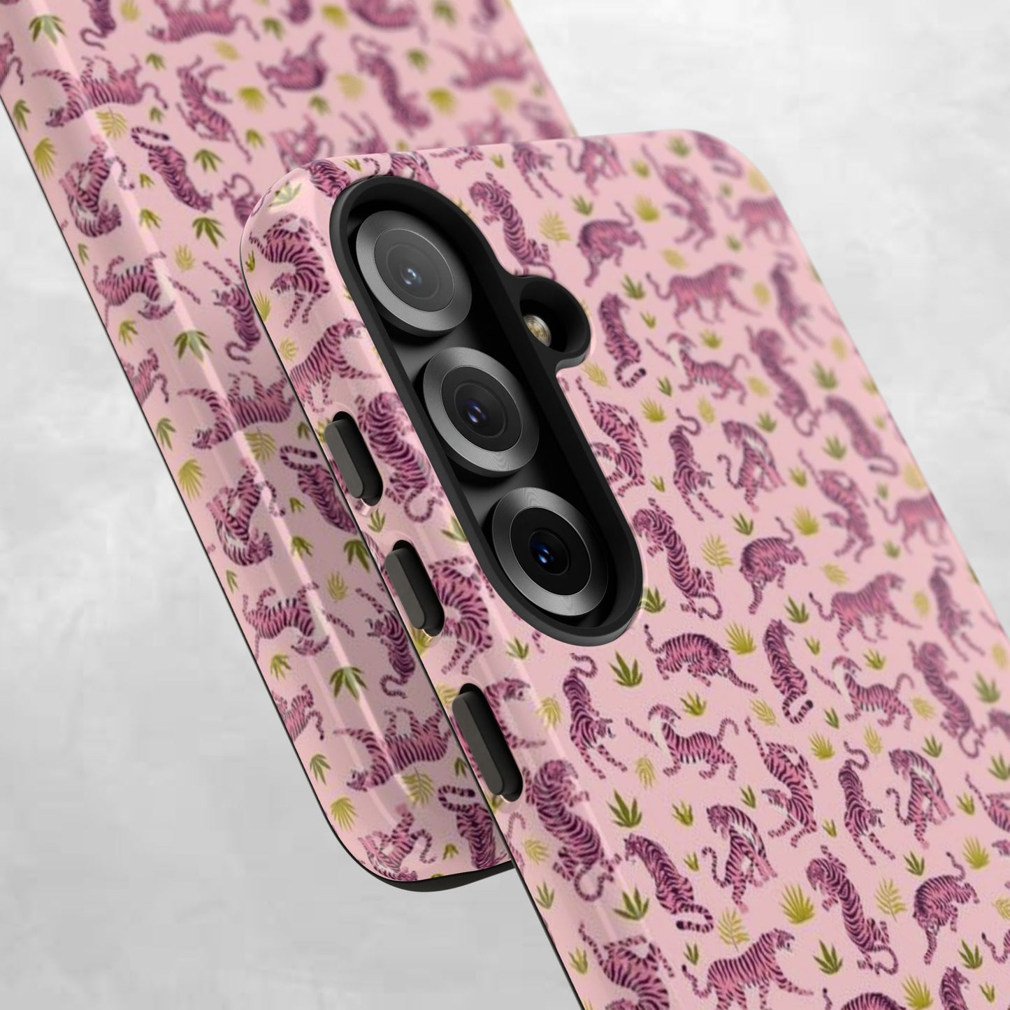 Pink Tiger Pattern Phone Case - Tough Cases