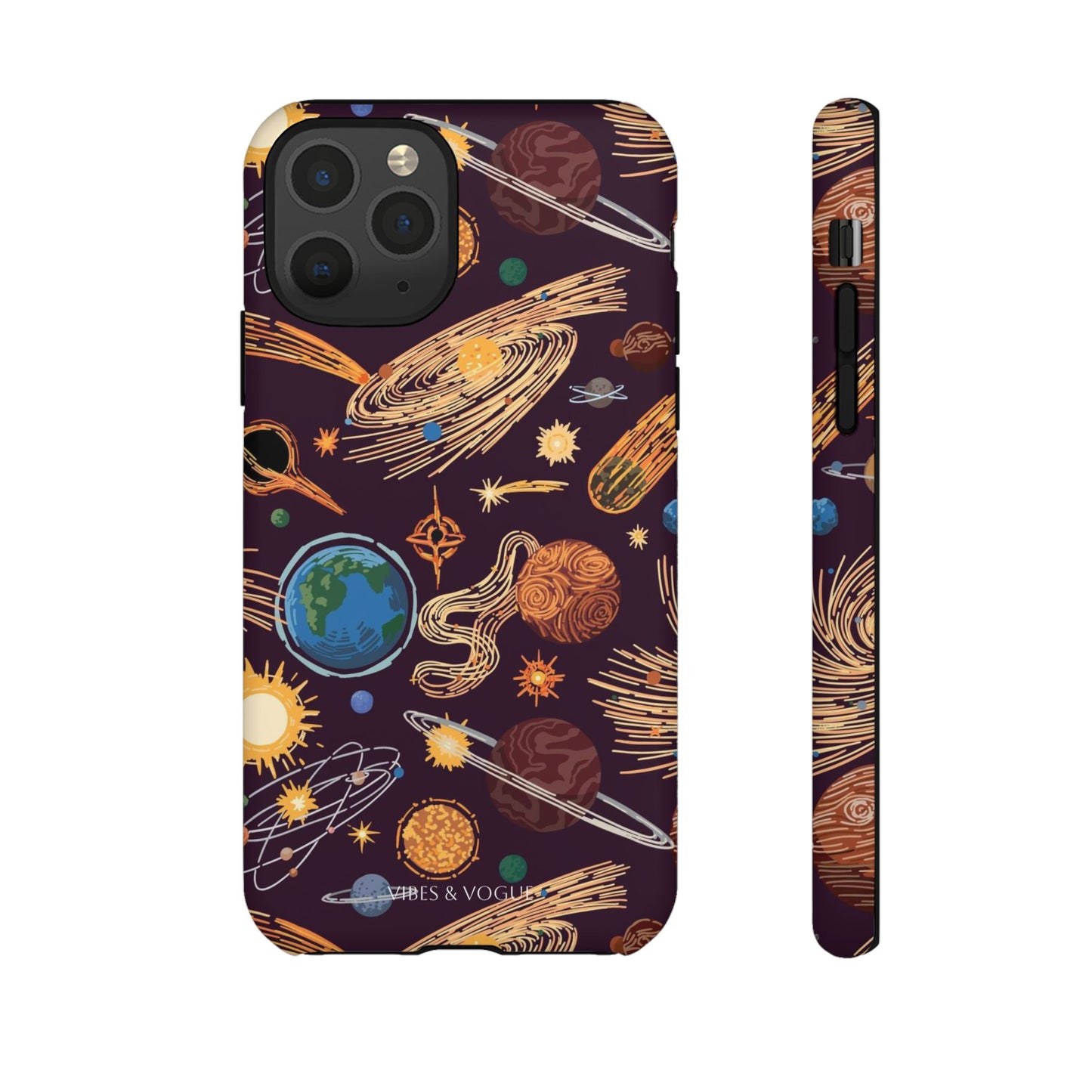 Space-Themed Phone Case - Cosmic Galaxy Design, Durable Protective Cover, Unique Gift, Celestial Lover's Accessory