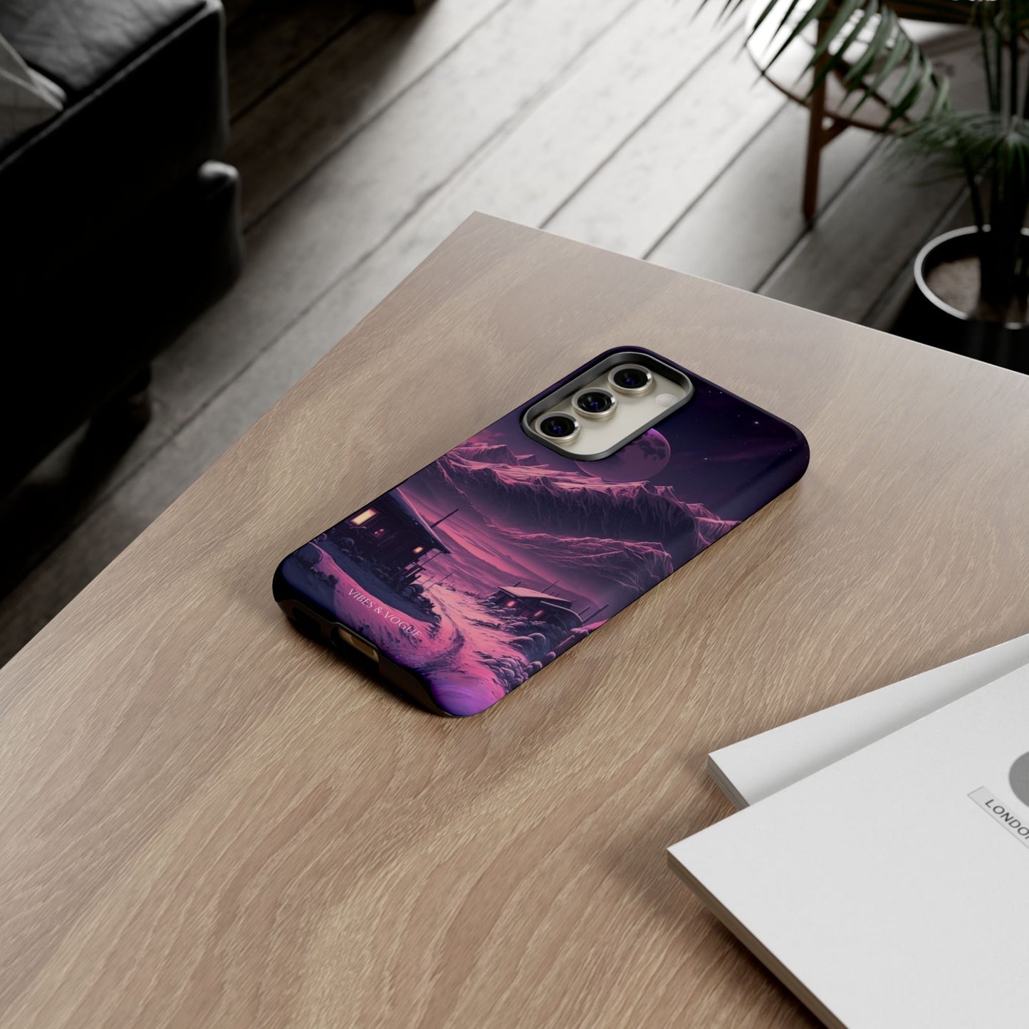 Futuristic Phone Case, Galaxy Aesthetic, Cosmic Art, Stylish Protection, Gifts for Tech Lovers