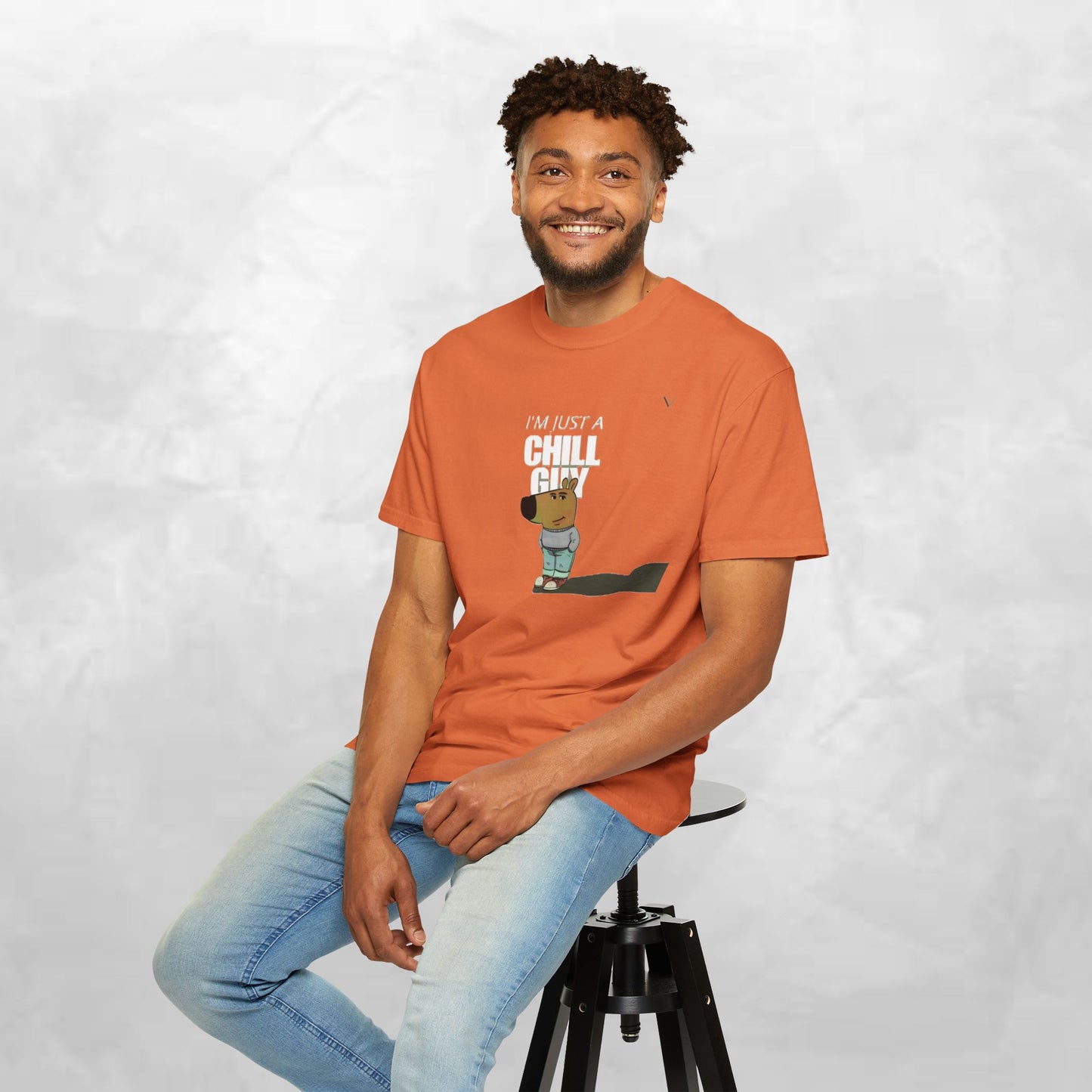 Chill Guy Graphic T-Shirt - Relaxed Unisex Tee for Casual Vibes