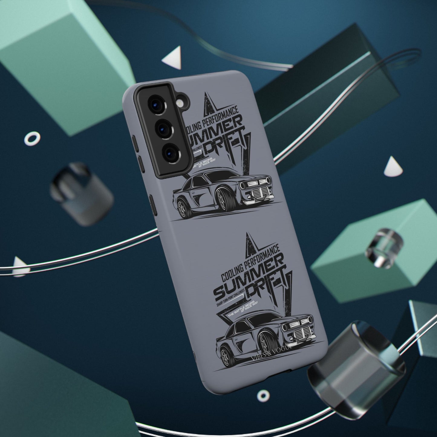 Summer Drift Racing Impact-Resistant Phone Case