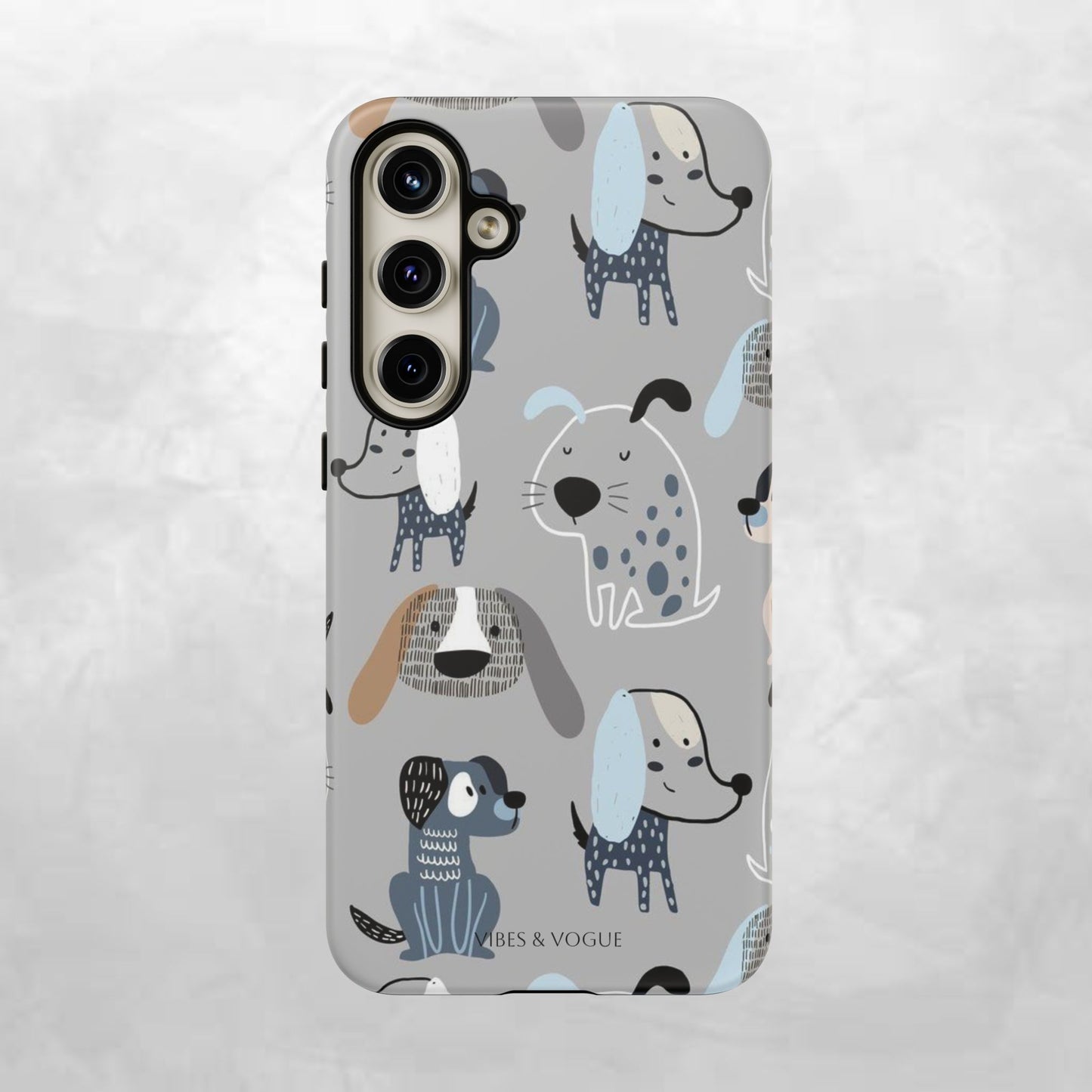 Dog Lover Phone Case, Cute Animal Design, Tough Cases for Pet Owners, Puppy Gifts, Birthday, Dog Lover Merchandise