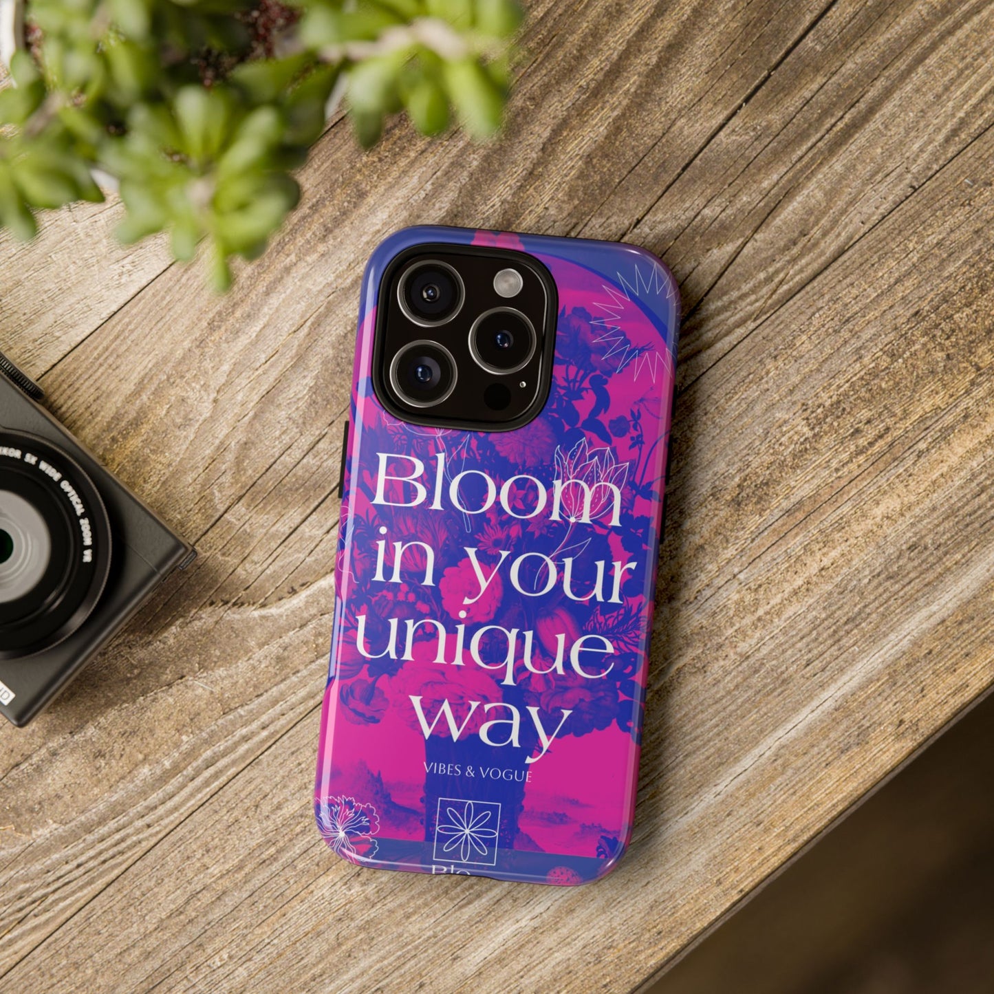 Bloom in Your Unique Way Phone Case - Tough and Stylish Design