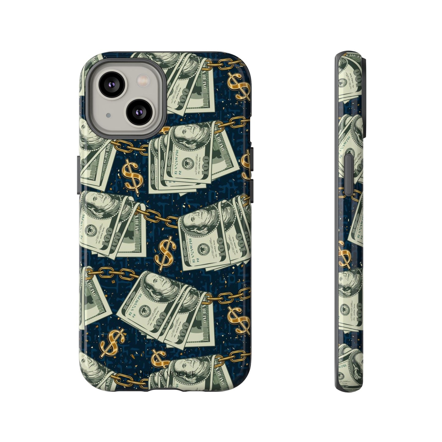 Money Motivation Phone Case, Tough Cases for iPhone, Money Design Phone Accessory, Trendy Tech Gifts, Unique Phone Cover