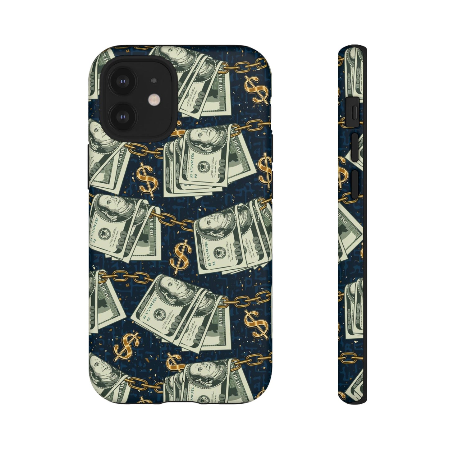 Money Motivation Phone Case, Tough Cases for iPhone, Money Design Phone Accessory, Trendy Tech Gifts, Unique Phone Cover
