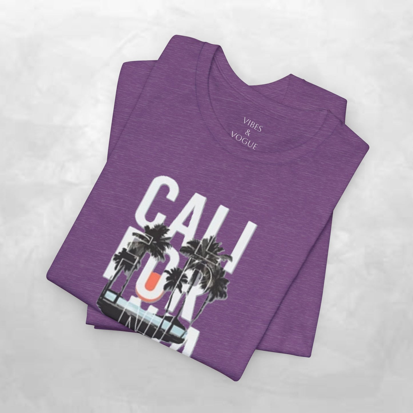 California Vibes Unisex Tee, Summer Fun T-Shirt, Casual Wear, Beach Day Shirt, Gift for Travelers, Holiday Fashion