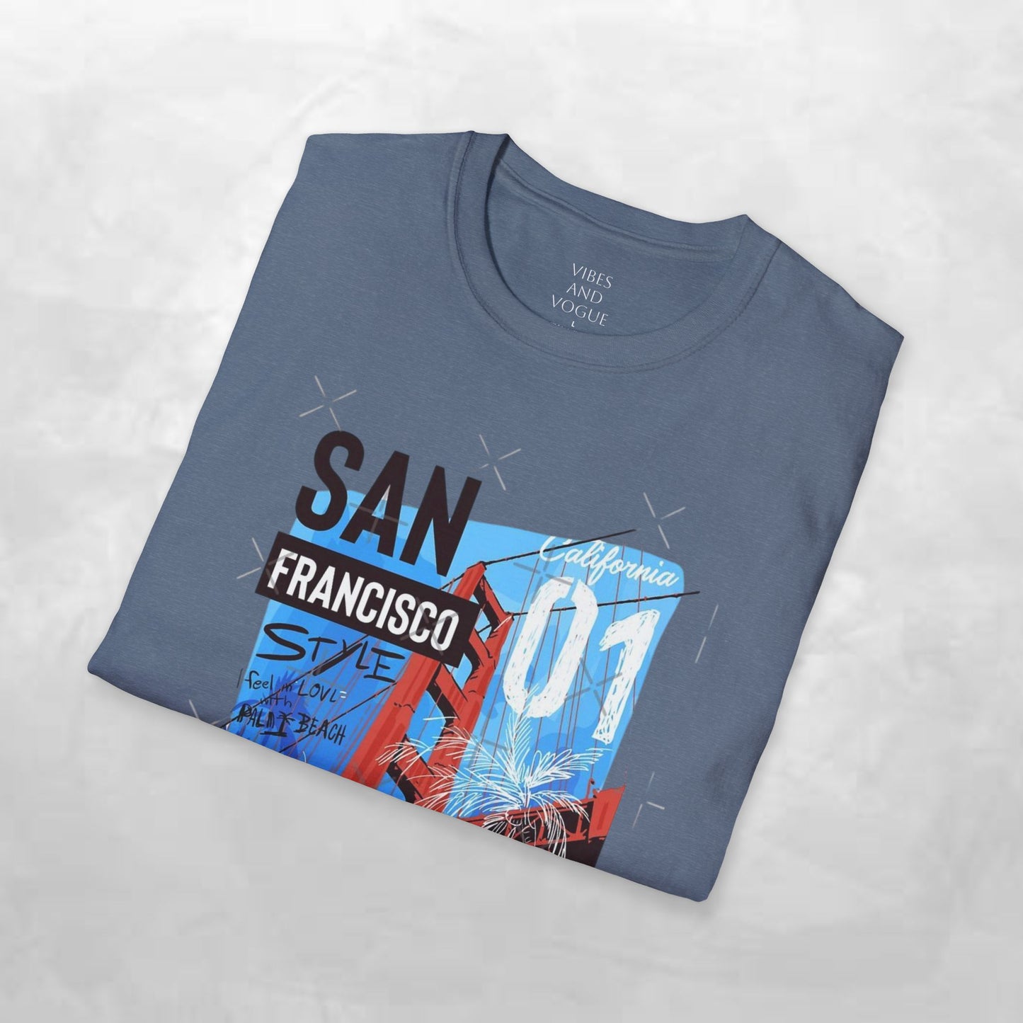 San Francisco Golden Gate Bridge Graphic T-Shirt — City Travel Tee