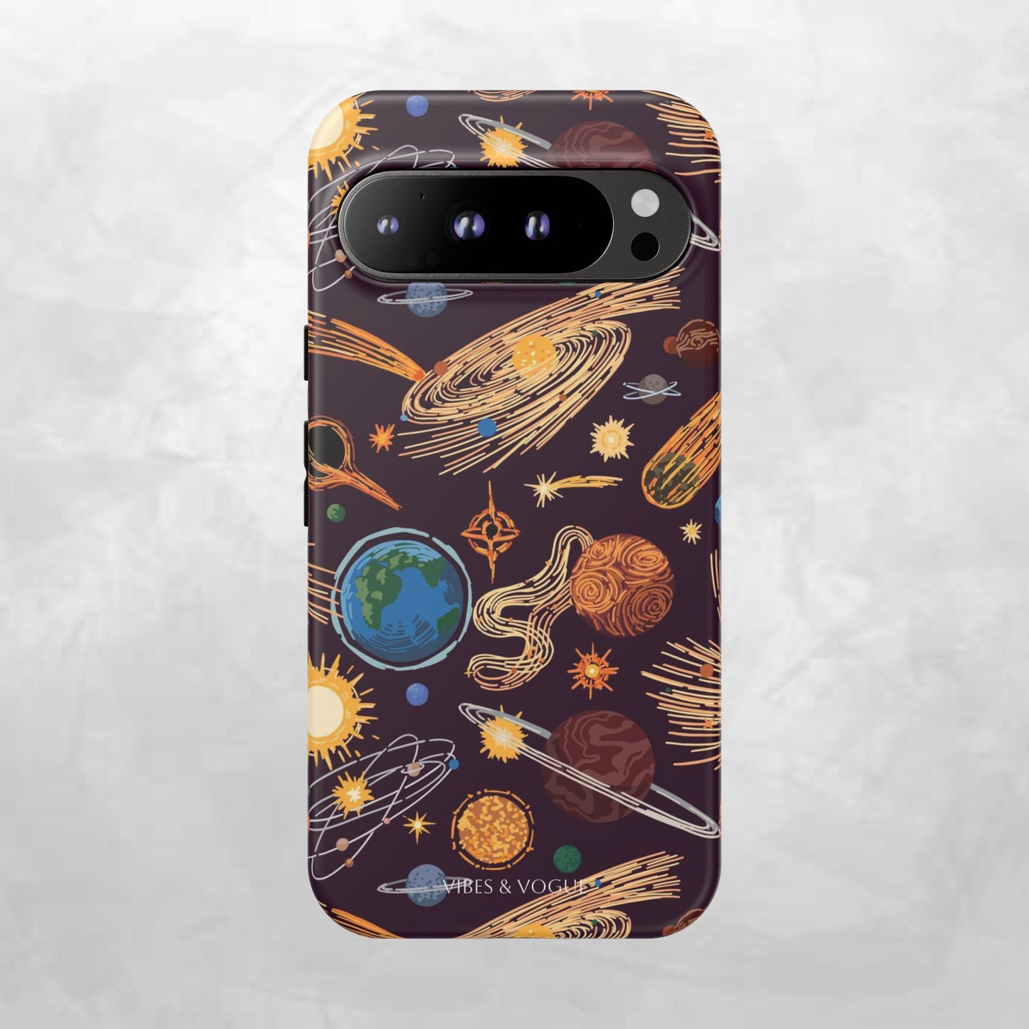 Space-Themed Phone Case - Cosmic Galaxy Design, Durable Protective Cover, Unique Gift, Celestial Lover's Accessory