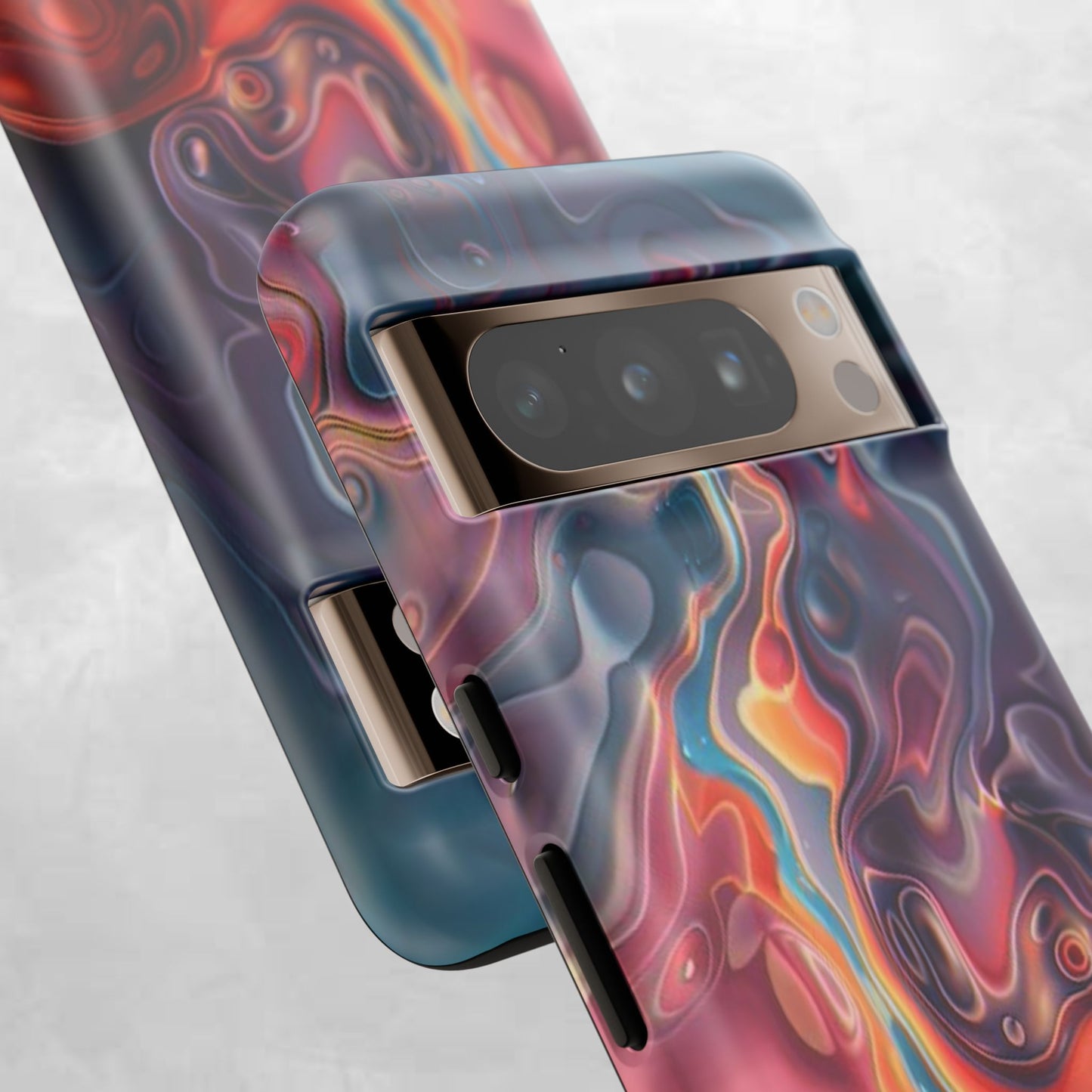 Colorful Phone Case, Abstract Print Cover, Tough Cases for Protection, Gift for Her, Modern Design, Trendy Mobile Accessory