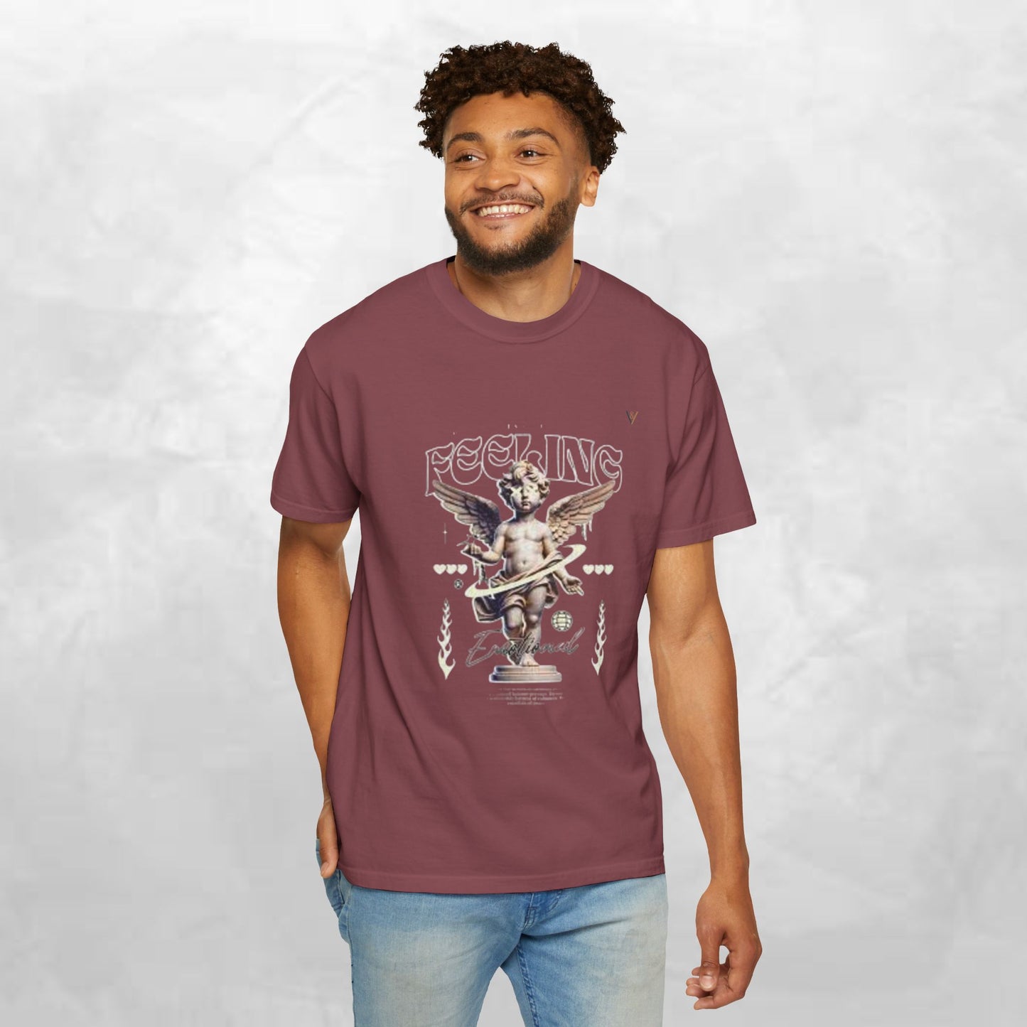 Vintage-Inspired Angel Graphic T-Shirt - Perfect for Casual Wear, Gift for Music Lovers, Cute Outfit Idea, Retro Design, Cozy Everyday Tee