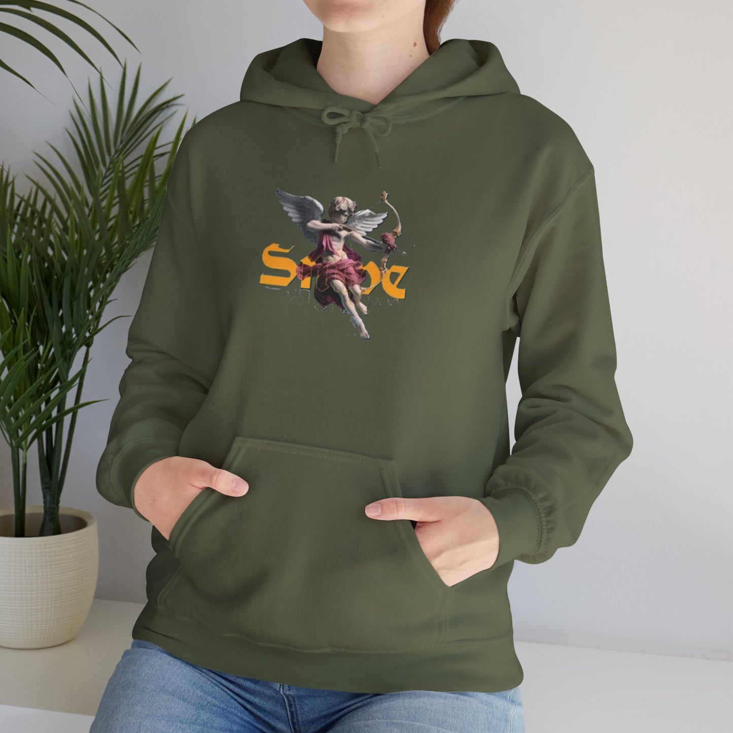 Chic Graphic Hoodie - Unisex Heavy Blend™ Sweatshirt, Casual Wear, Street Style, Gift for Him/Her, Comfortable Fashion, Trendy Apparel