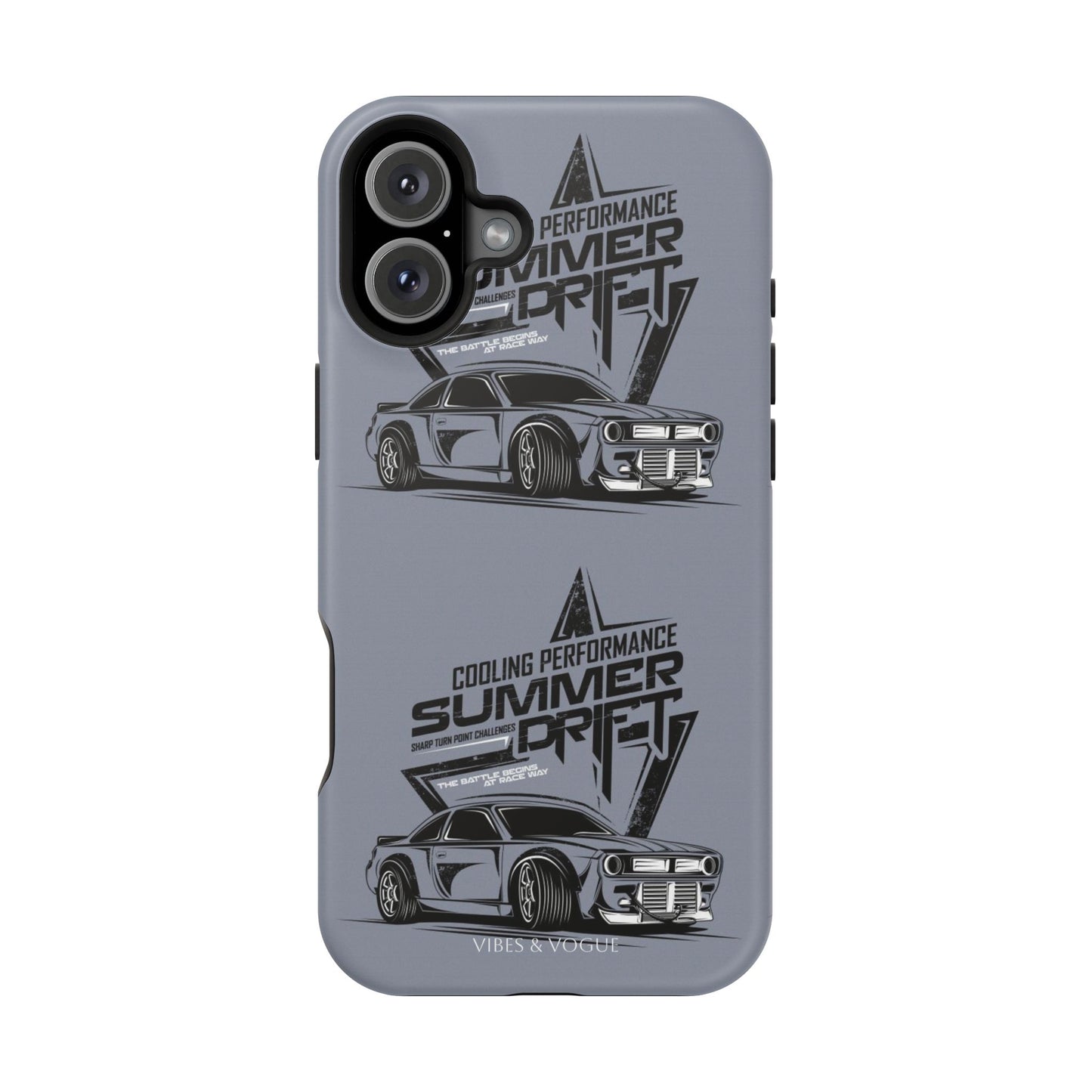 Summer Drift Racing Impact-Resistant Phone Case