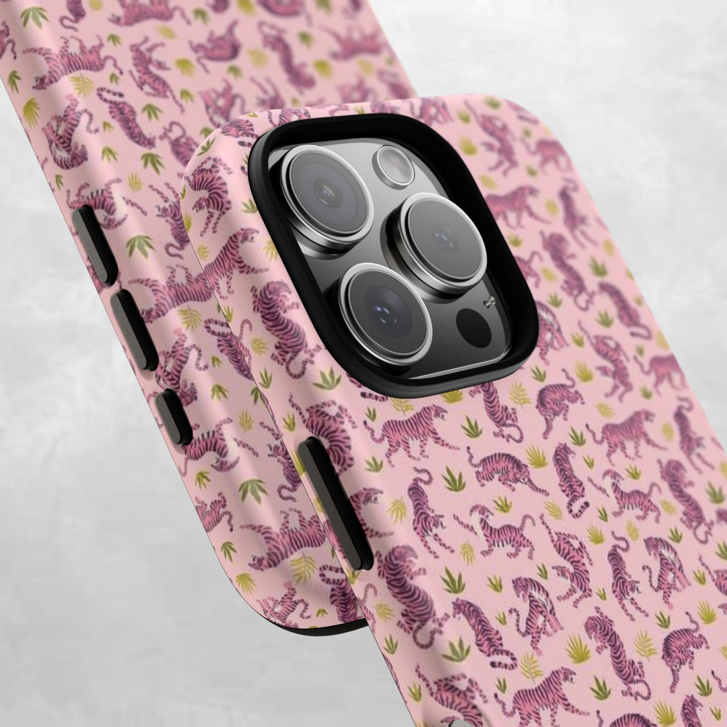 Pink Tiger Pattern Phone Case - Tough Cases