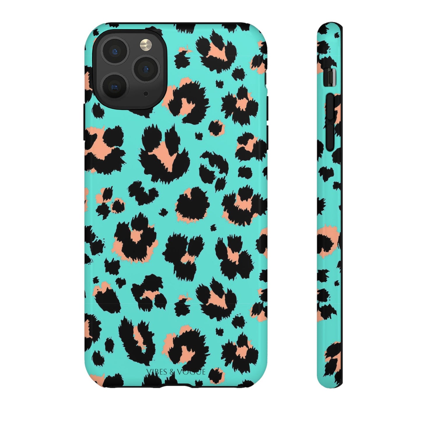 Leopard Print Phone Case, Tough Phone Case, Wild Style Accessory, Animal Print Cover, Stylish Phone Protection