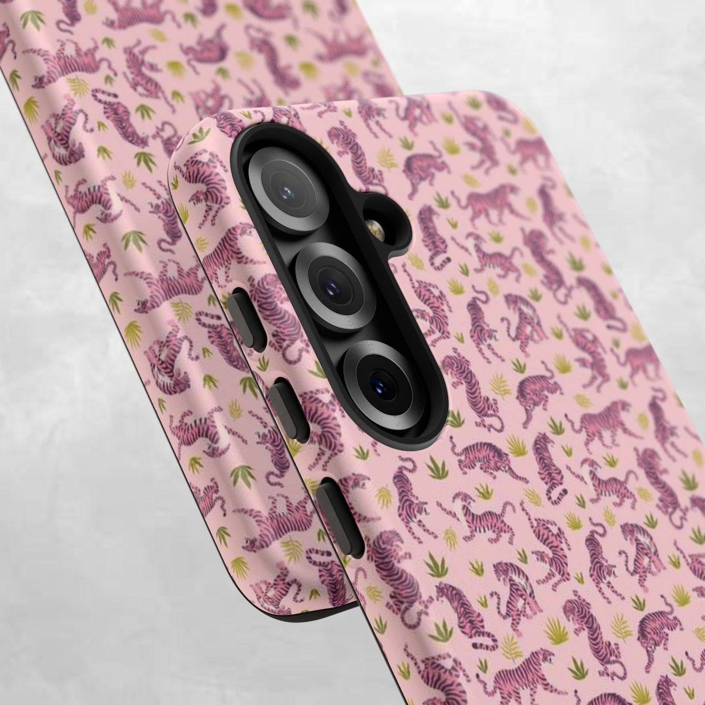 Pink Tiger Pattern Phone Case - Tough Cases