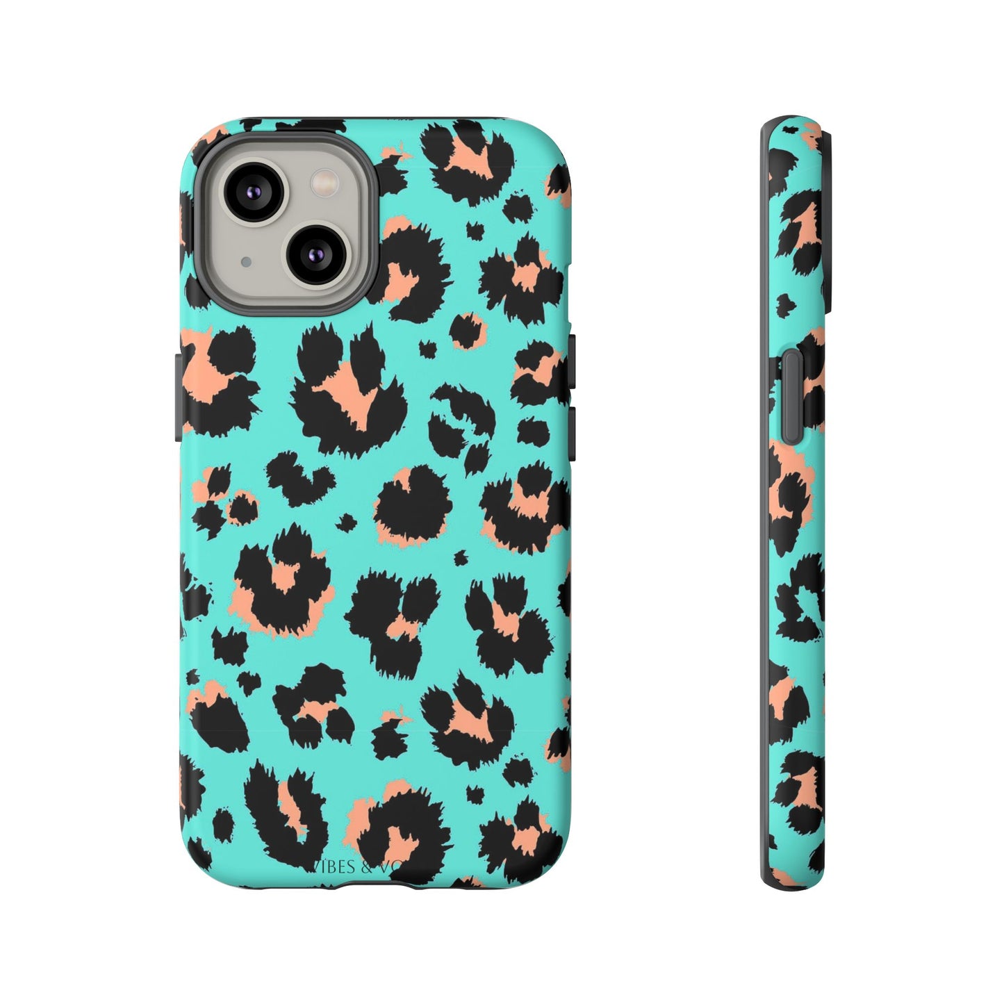 Leopard Print Phone Case, Tough Phone Case, Wild Style Accessory, Animal Print Cover, Stylish Phone Protection