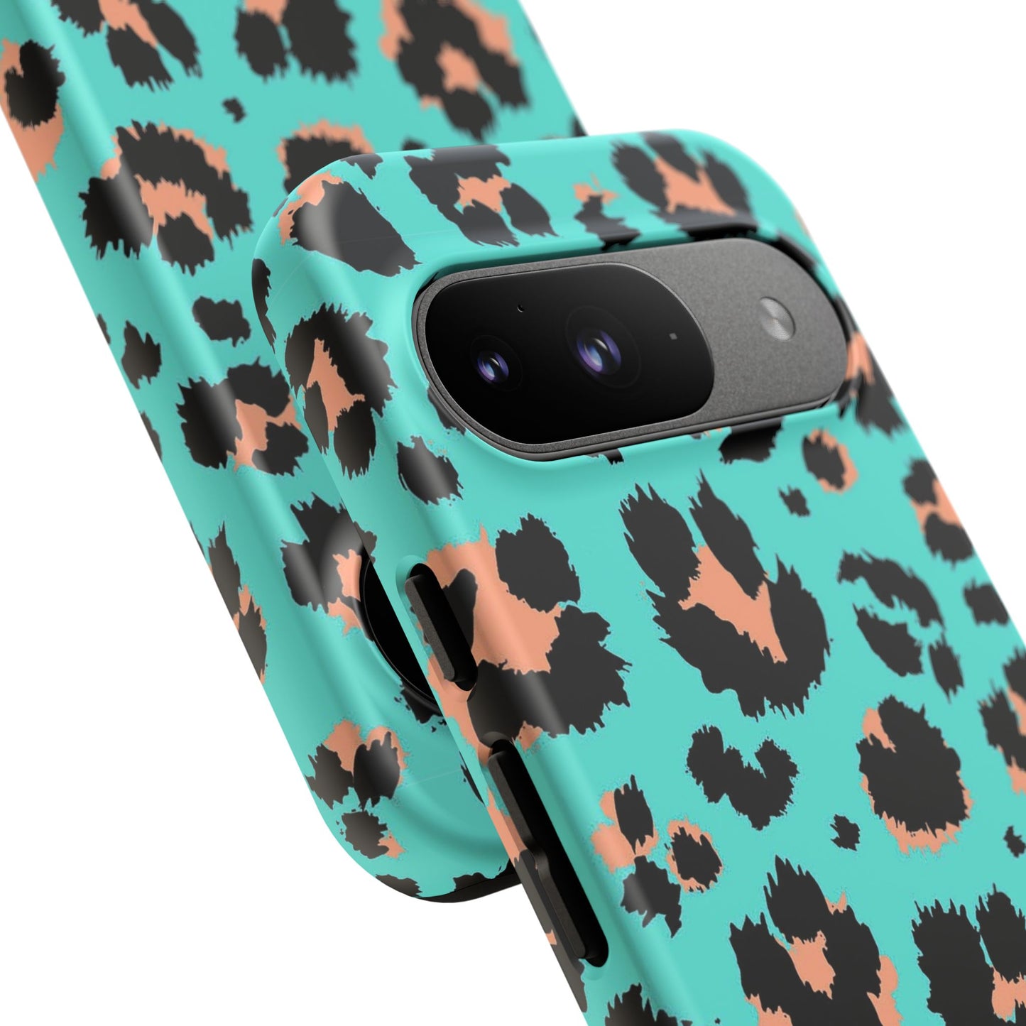 Leopard Print Phone Case, Tough Phone Case, Wild Style Accessory, Animal Print Cover, Stylish Phone Protection