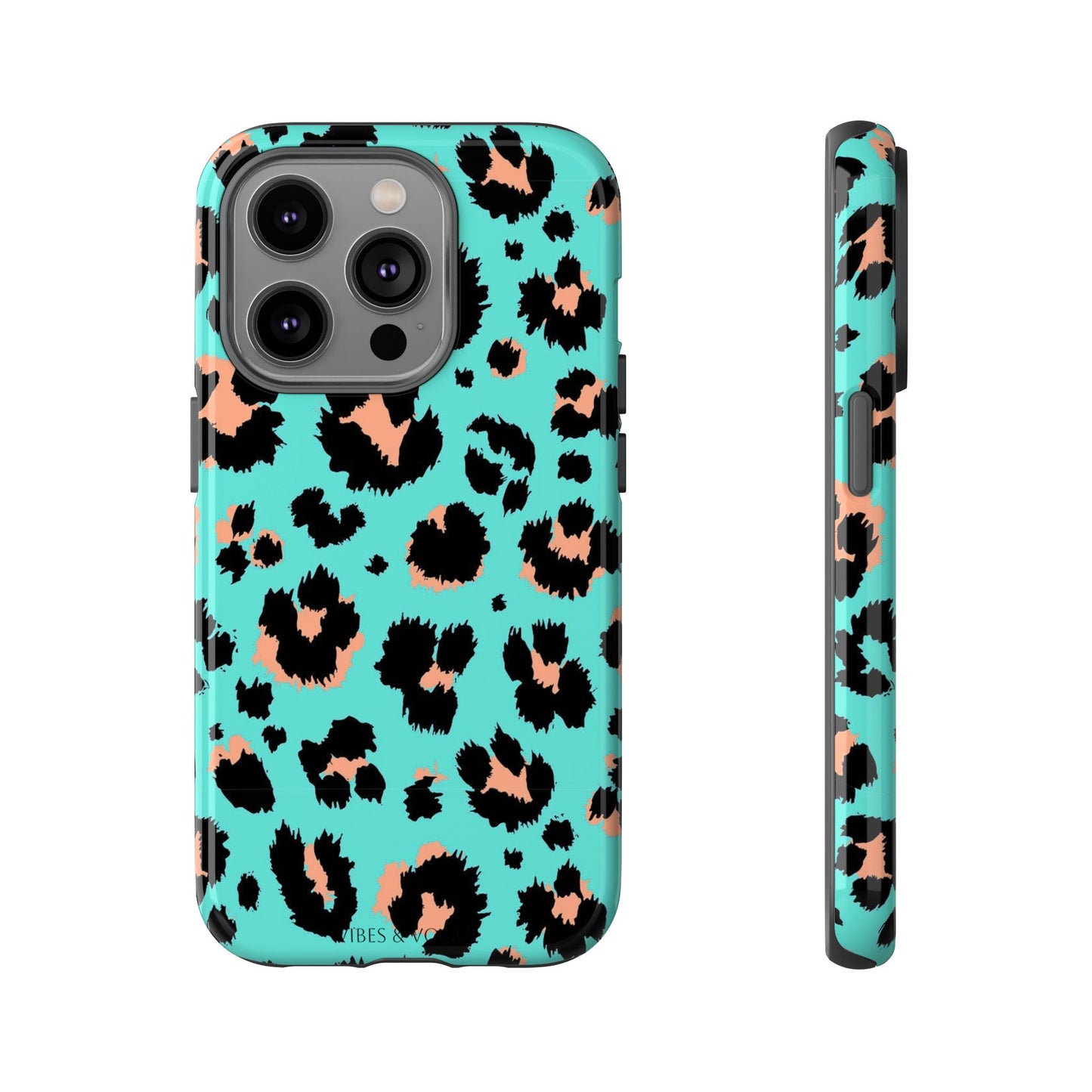 Leopard Print Phone Case, Tough Phone Case, Wild Style Accessory, Animal Print Cover, Stylish Phone Protection