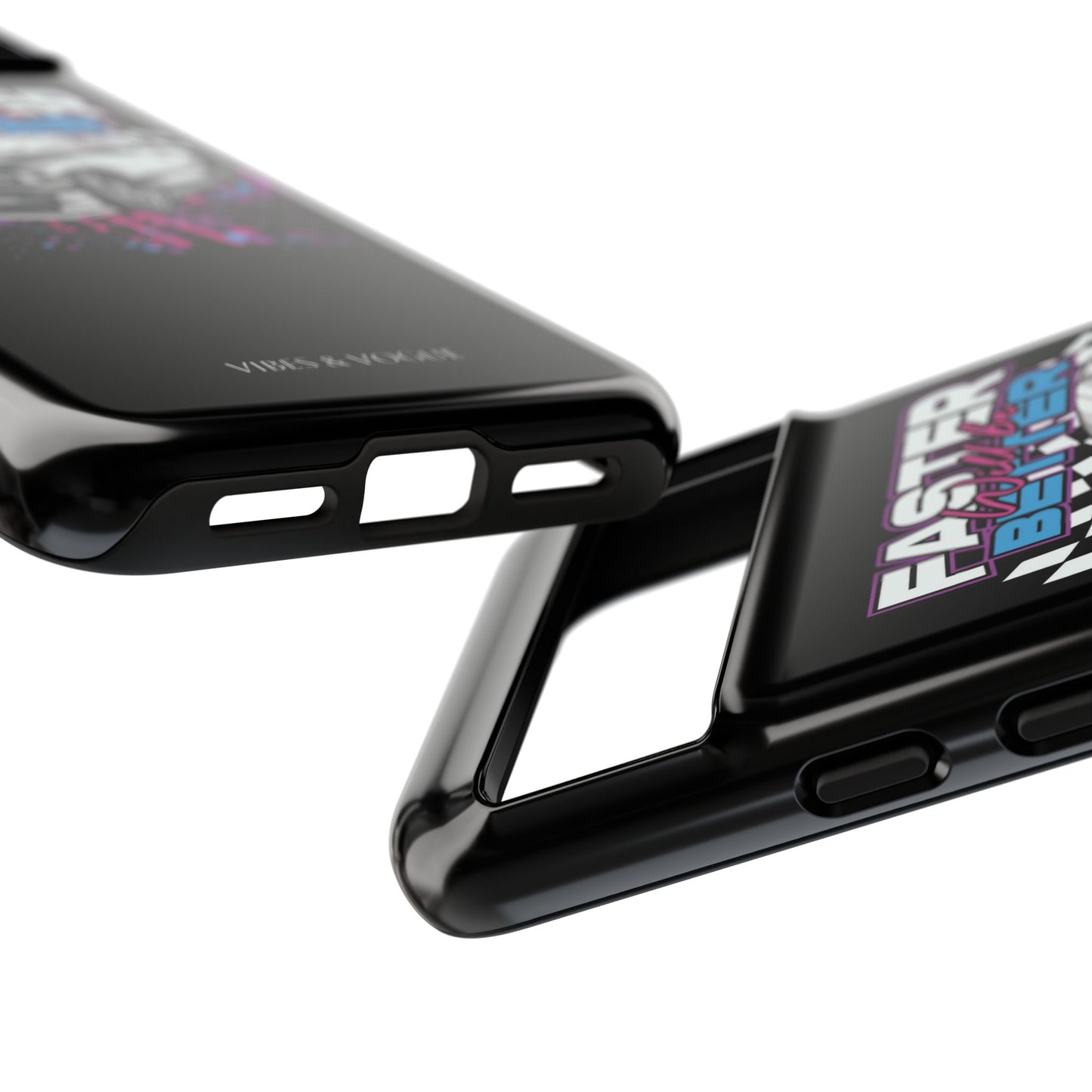 Racing Phone Case - 'Faster Is Better' Design for Car Enthusiasts