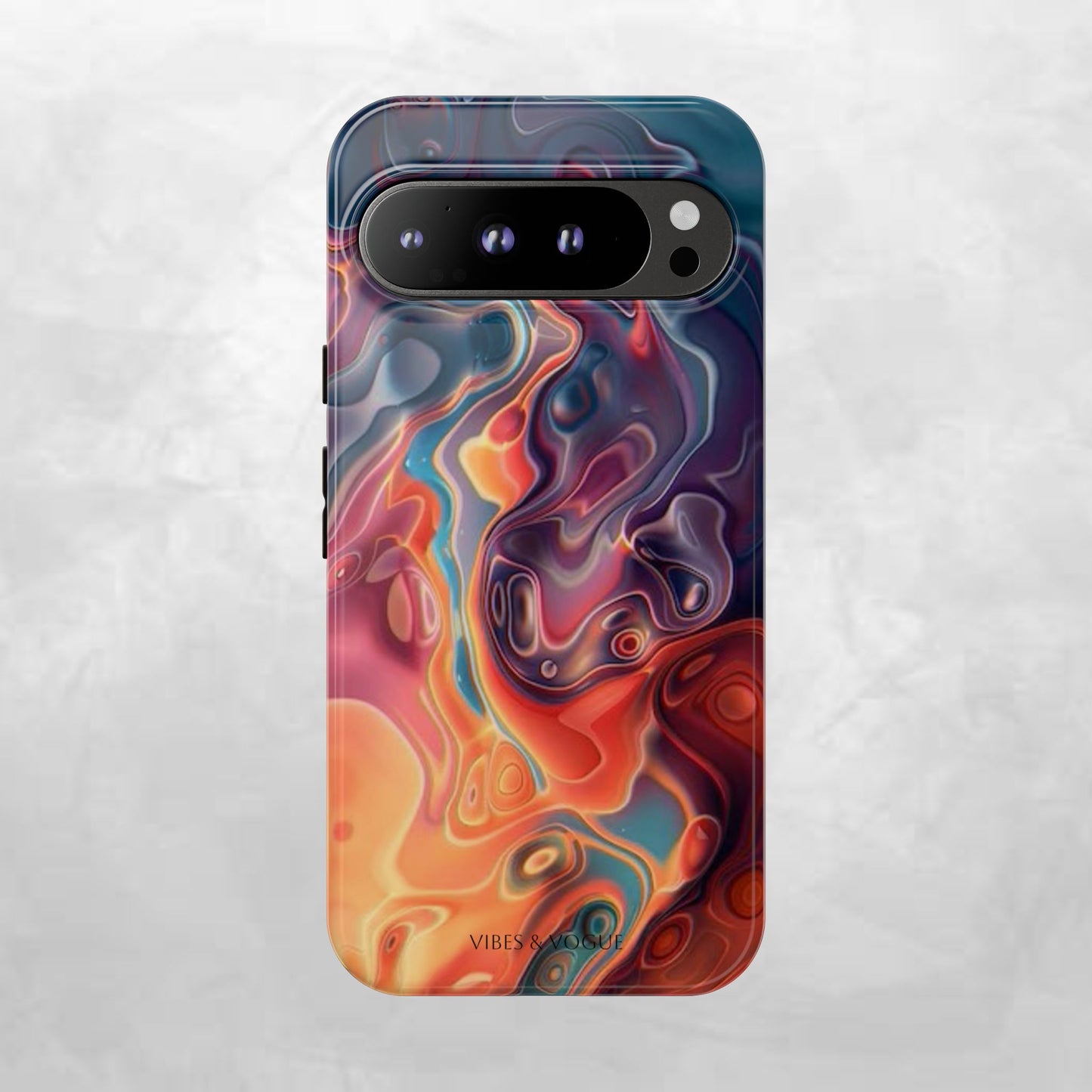 Colorful Phone Case, Abstract Print Cover, Tough Cases for Protection, Gift for Her, Modern Design, Trendy Mobile Accessory