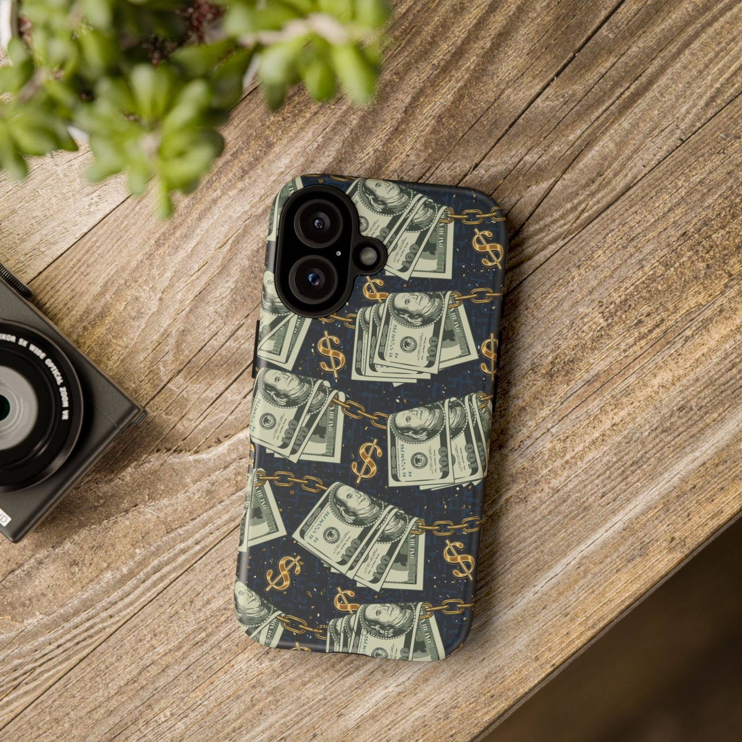 Money Motivation Phone Case, Tough Cases for iPhone, Money Design Phone Accessory, Trendy Tech Gifts, Unique Phone Cover