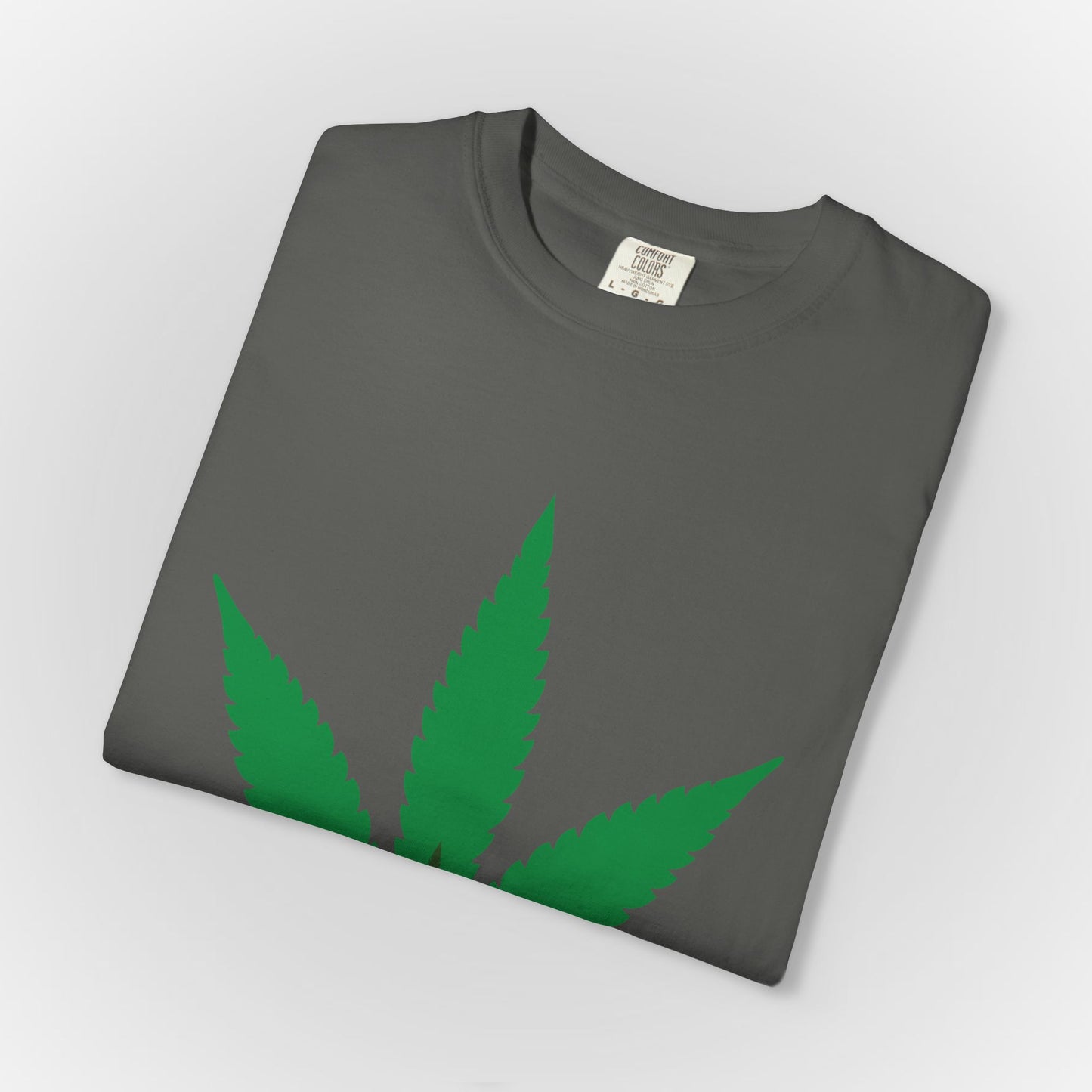 Organic Cannabis Leaf Unisex T-Shirt | Eco-Friendly Apparel for Green Living