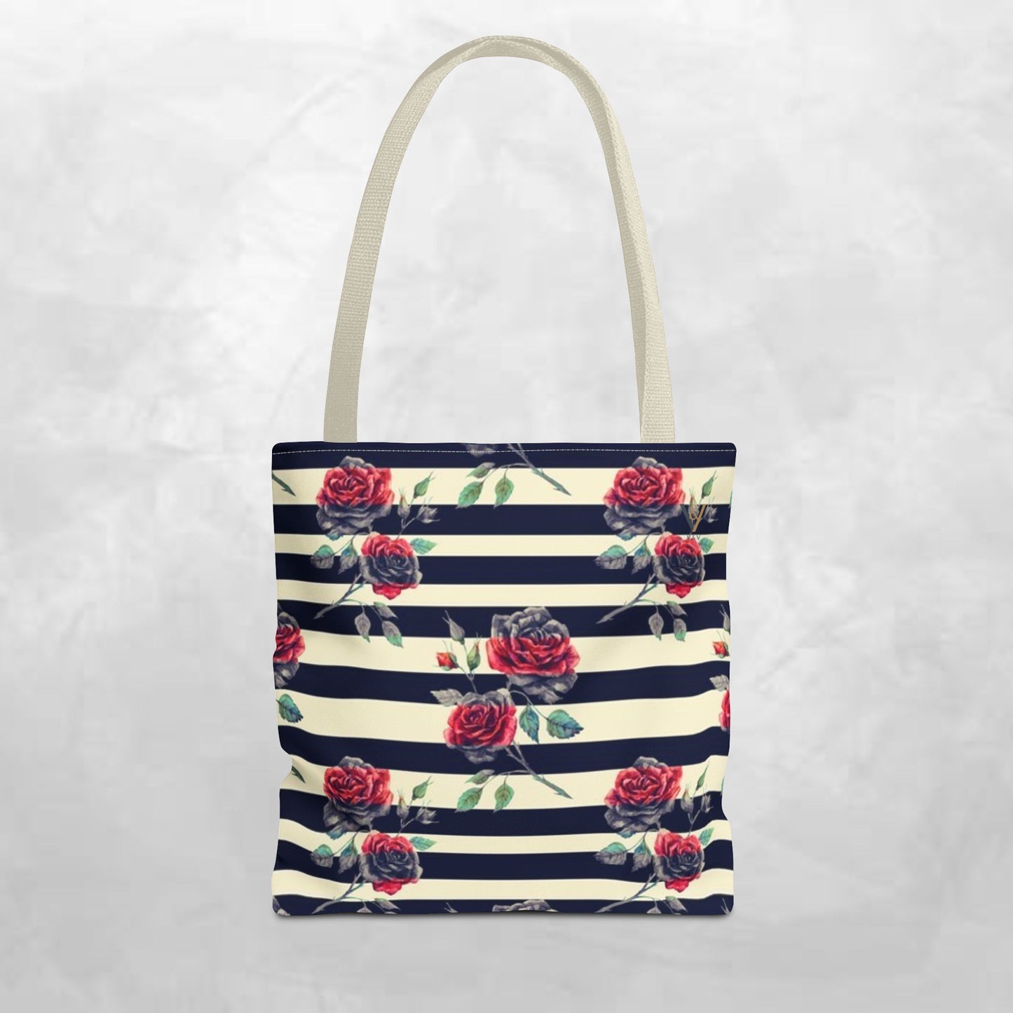 Chic Floral Tote Bag, Stylish Eco-Friendly Bag, Rose Pattern Shopping Tote, Gift for Her, Everyday Handbag, Floral Fashion
