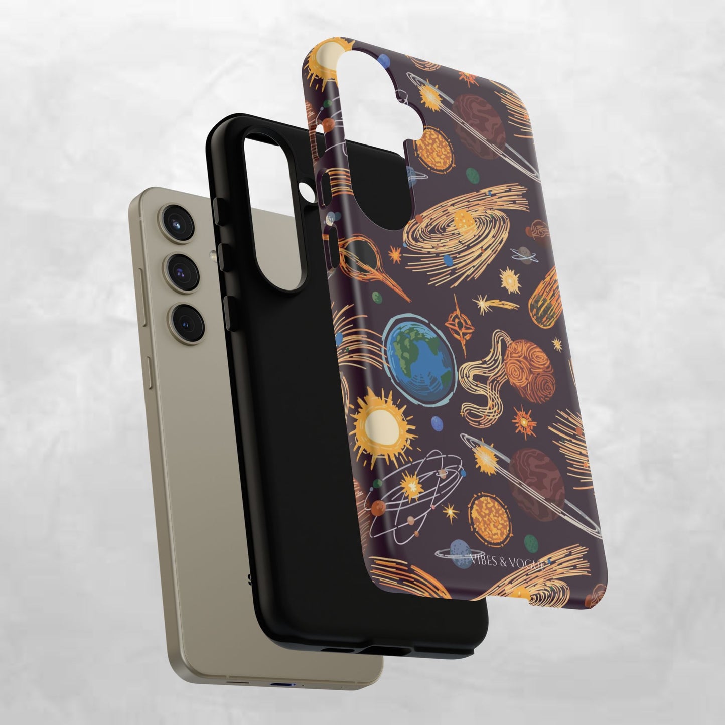 Space-Themed Phone Case - Cosmic Galaxy Design, Durable Protective Cover, Unique Gift, Celestial Lover's Accessory