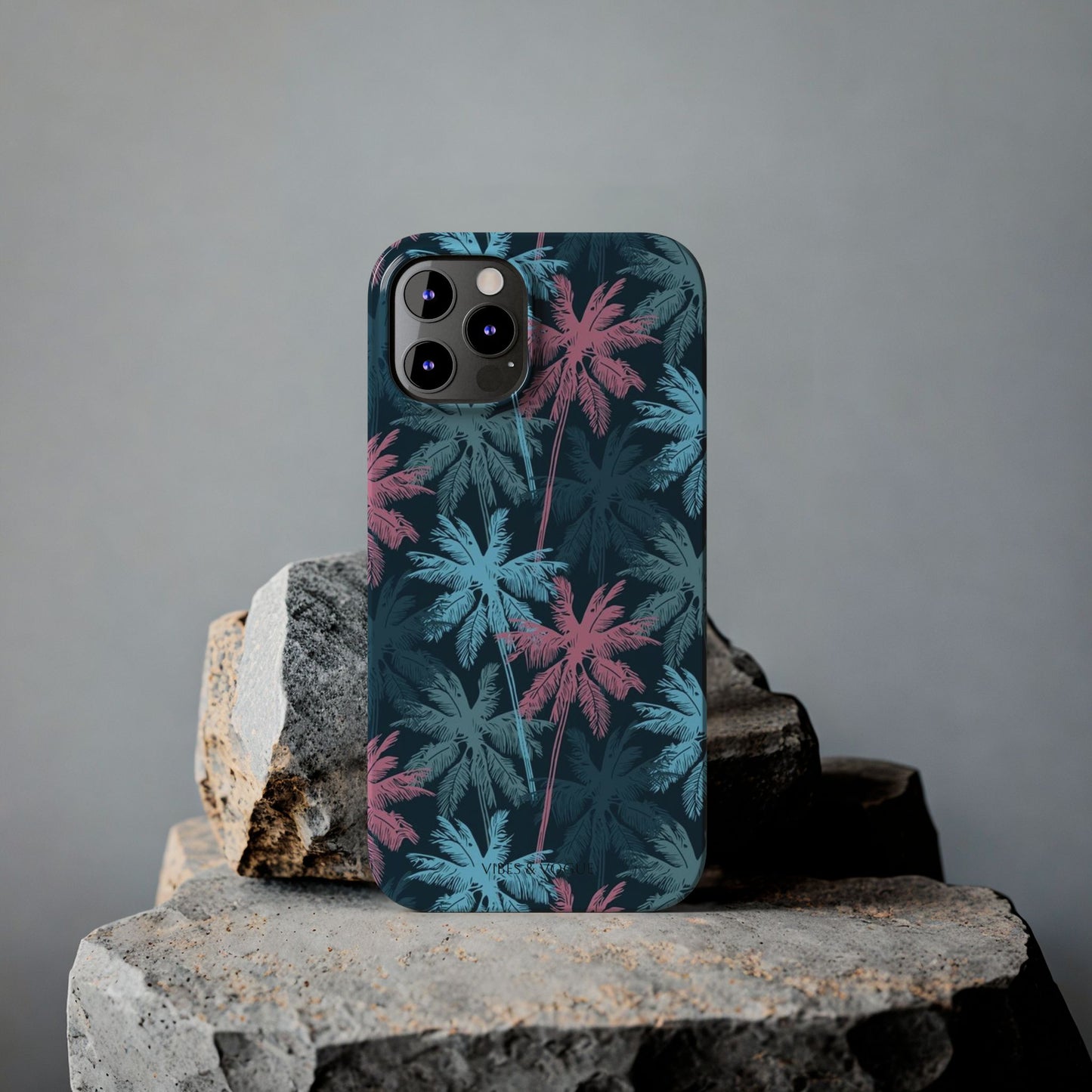 Tropical Vibes Slim Phone Case - Summer Botanical Design