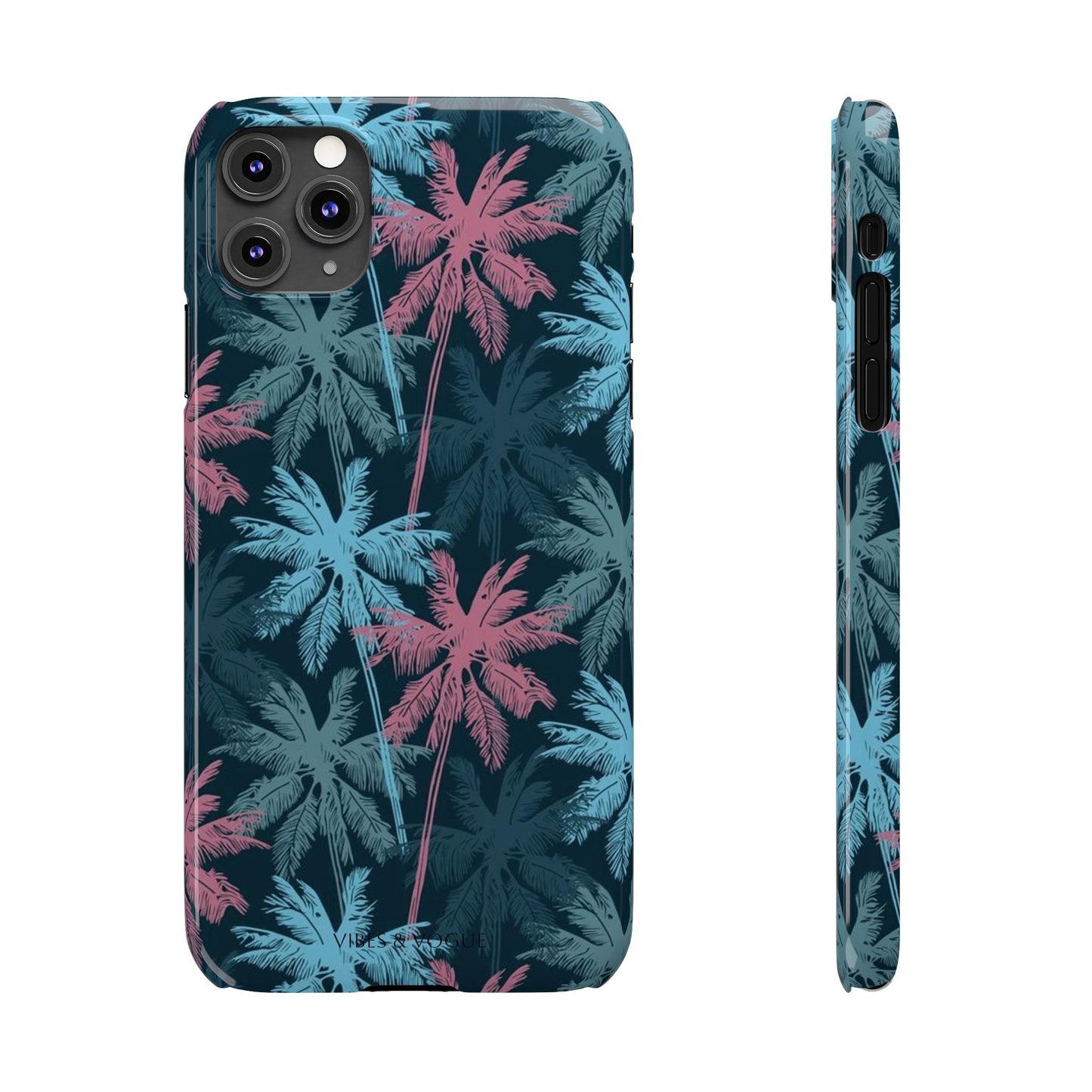 Tropical Vibes Slim Phone Case - Summer Botanical Design