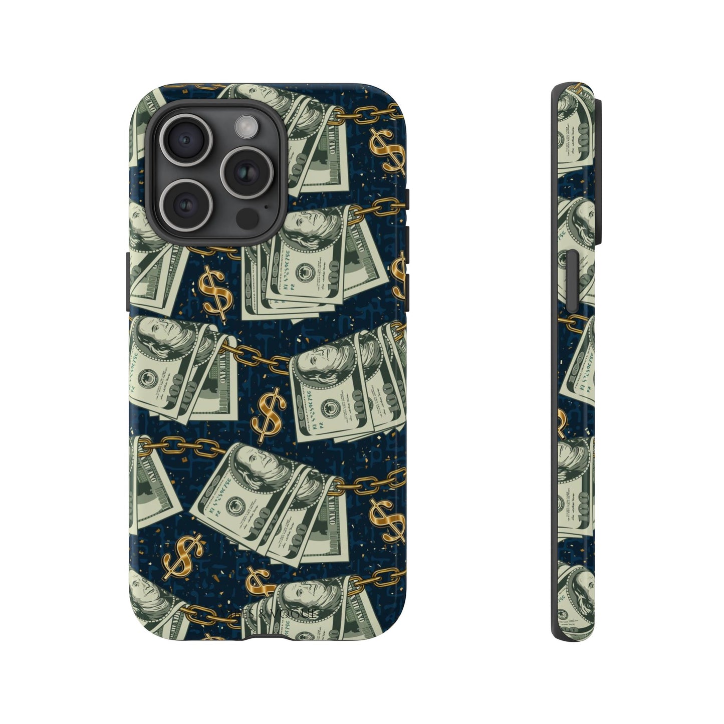 Money Motivation Phone Case, Tough Cases for iPhone, Money Design Phone Accessory, Trendy Tech Gifts, Unique Phone Cover