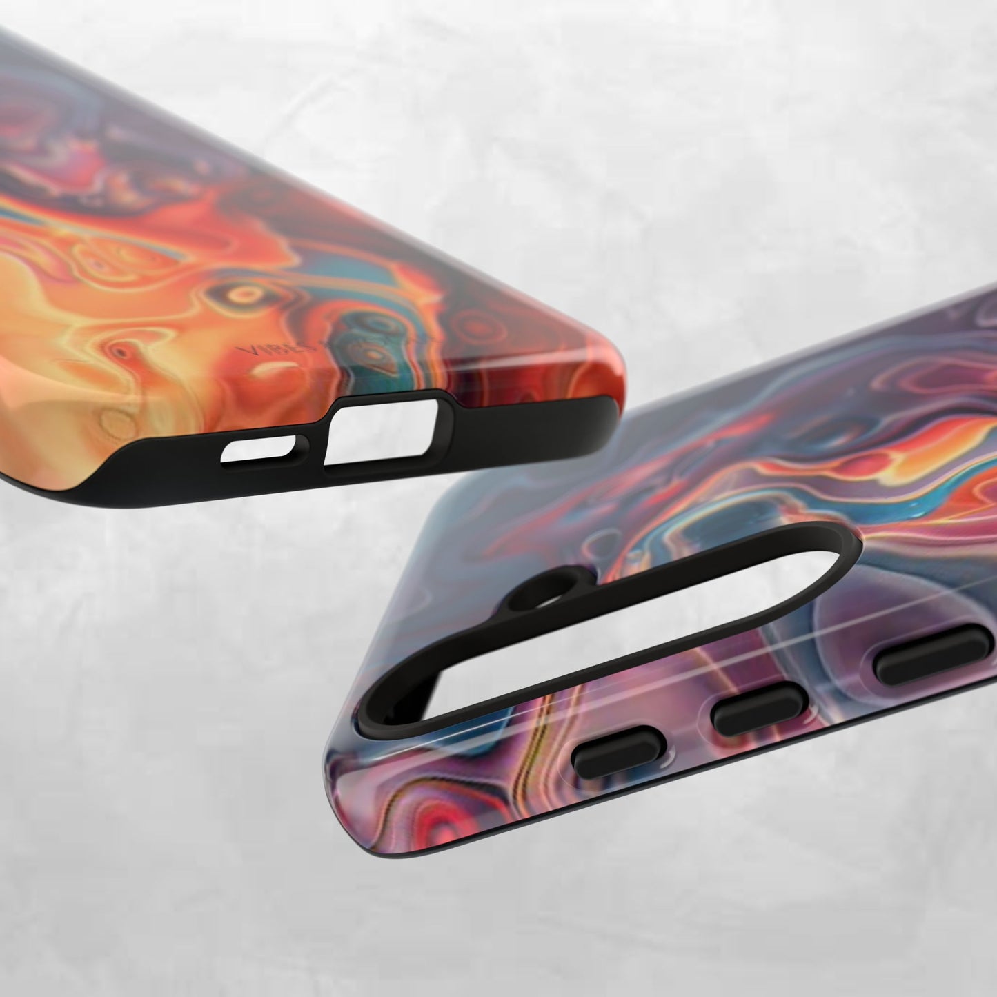 Colorful Phone Case, Abstract Print Cover, Tough Cases for Protection, Gift for Her, Modern Design, Trendy Mobile Accessory