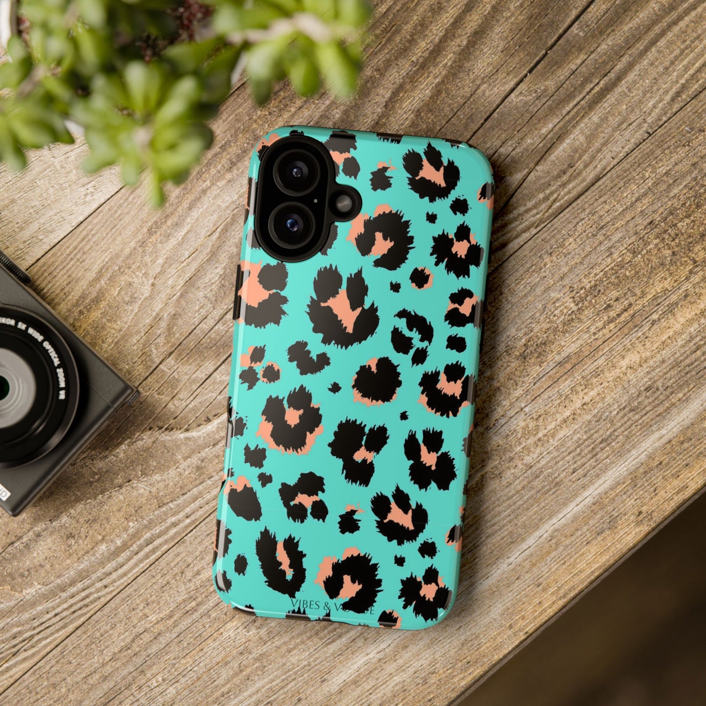 Leopard Print Phone Case, Tough Phone Case, Wild Style Accessory, Animal Print Cover, Stylish Phone Protection