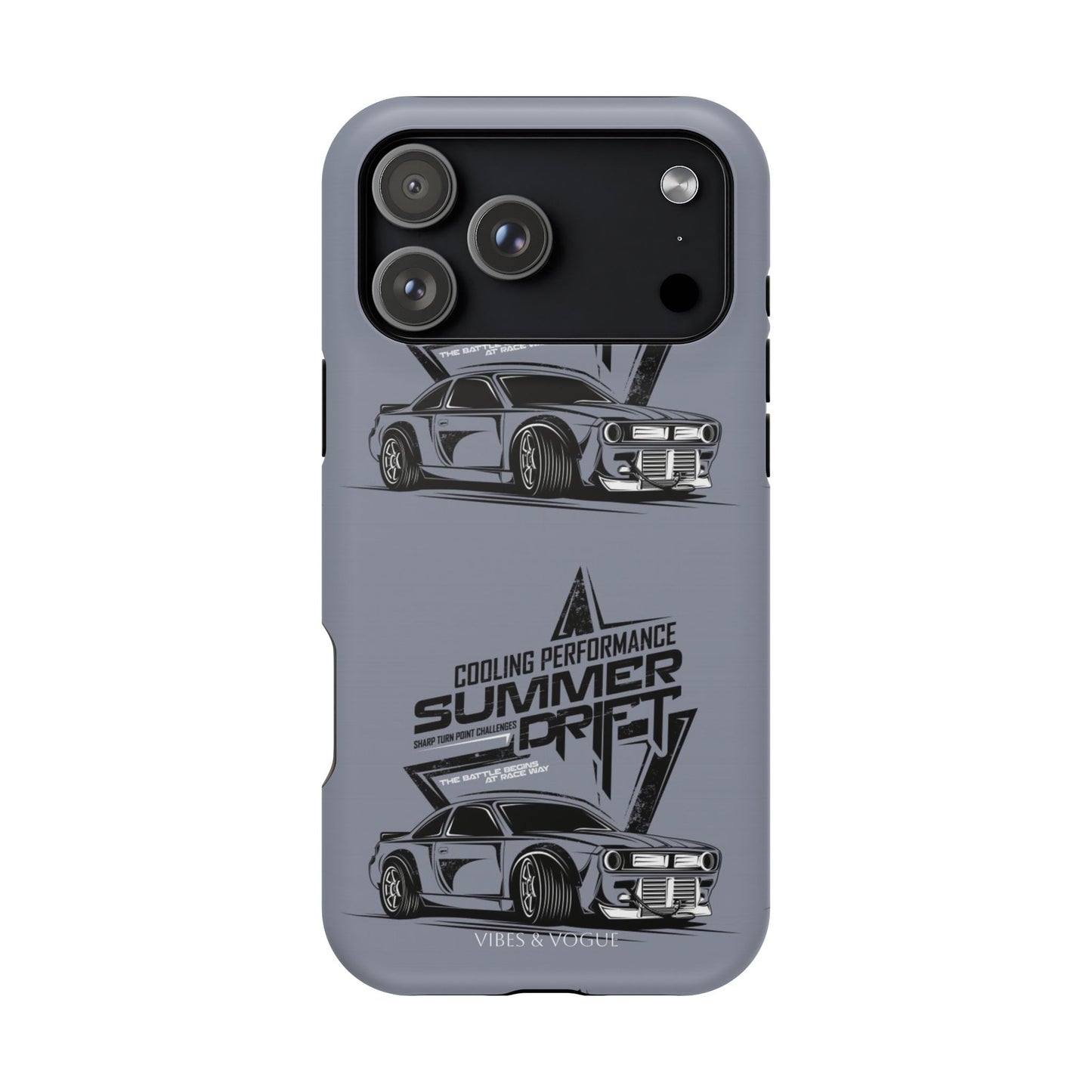 Summer Drift Racing Impact-Resistant Phone Case