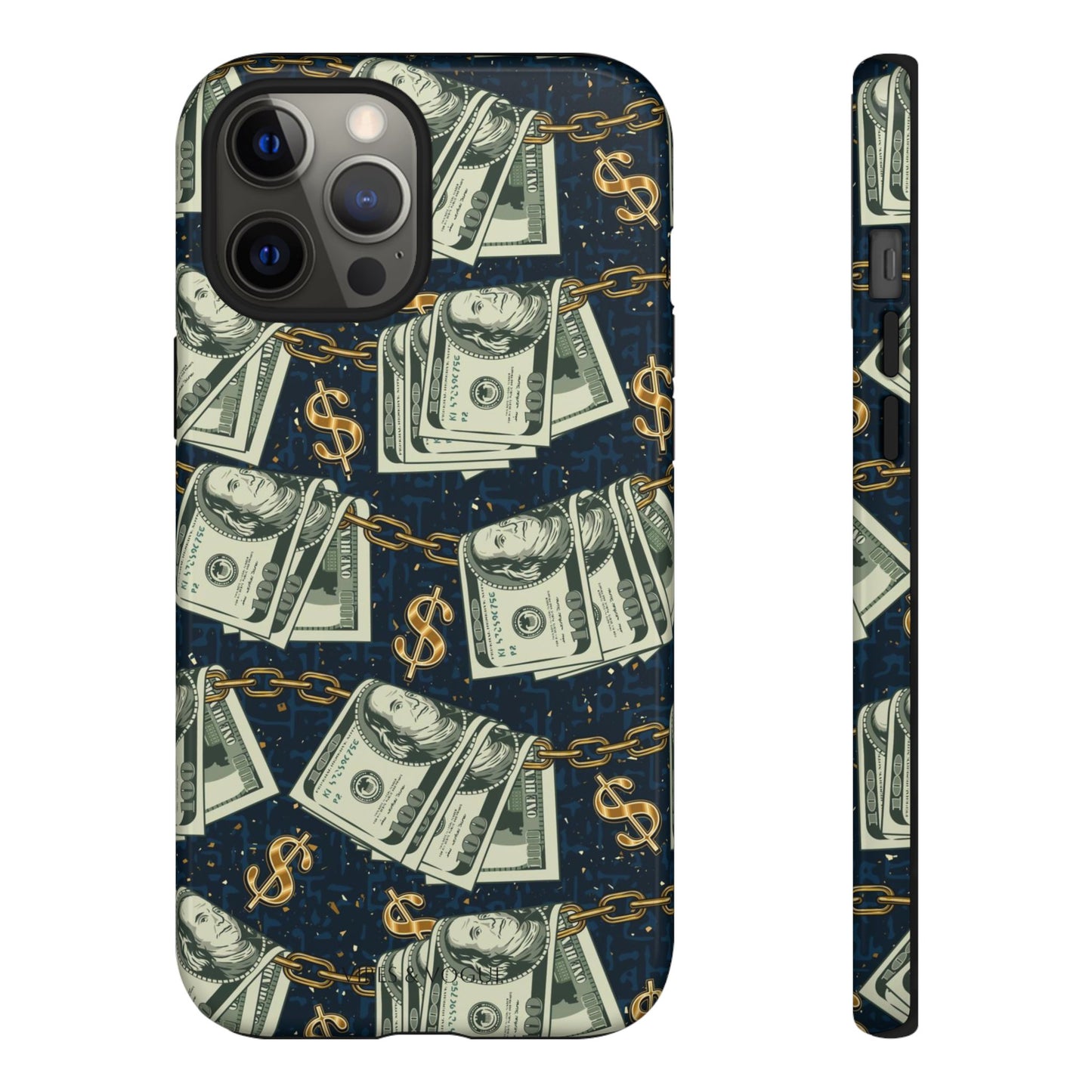 Money Motivation Phone Case, Tough Cases for iPhone, Money Design Phone Accessory, Trendy Tech Gifts, Unique Phone Cover