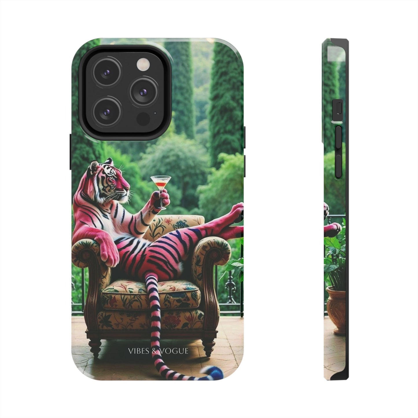 Relaxed Tiger Phone Case | Tough Case for Animal Lovers, Unique Gift for Friends, Stylish Tech Accessories, Fun Phone Cover, Vibrant Design