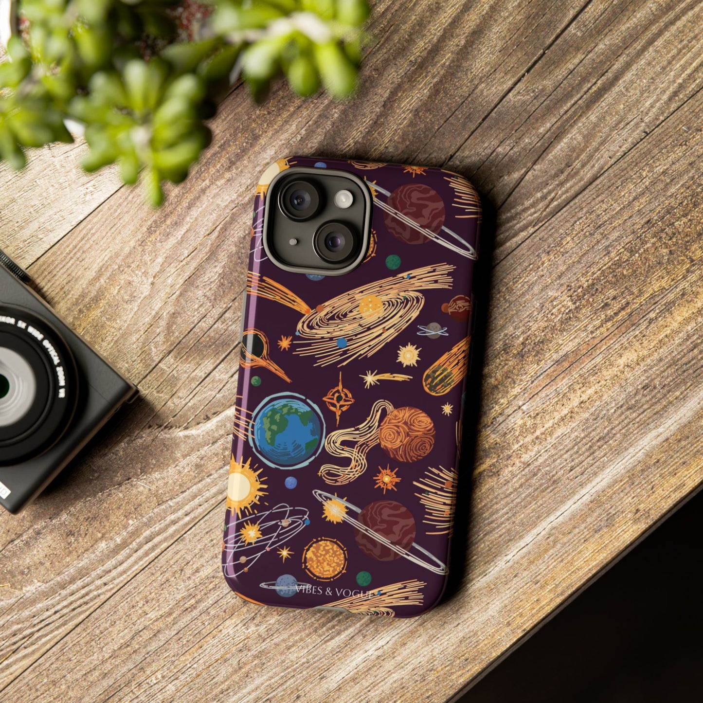 Space-Themed Phone Case - Cosmic Galaxy Design, Durable Protective Cover, Unique Gift, Celestial Lover's Accessory