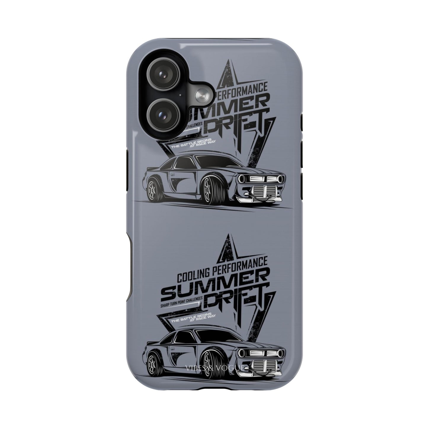 Summer Drift Racing Impact-Resistant Phone Case