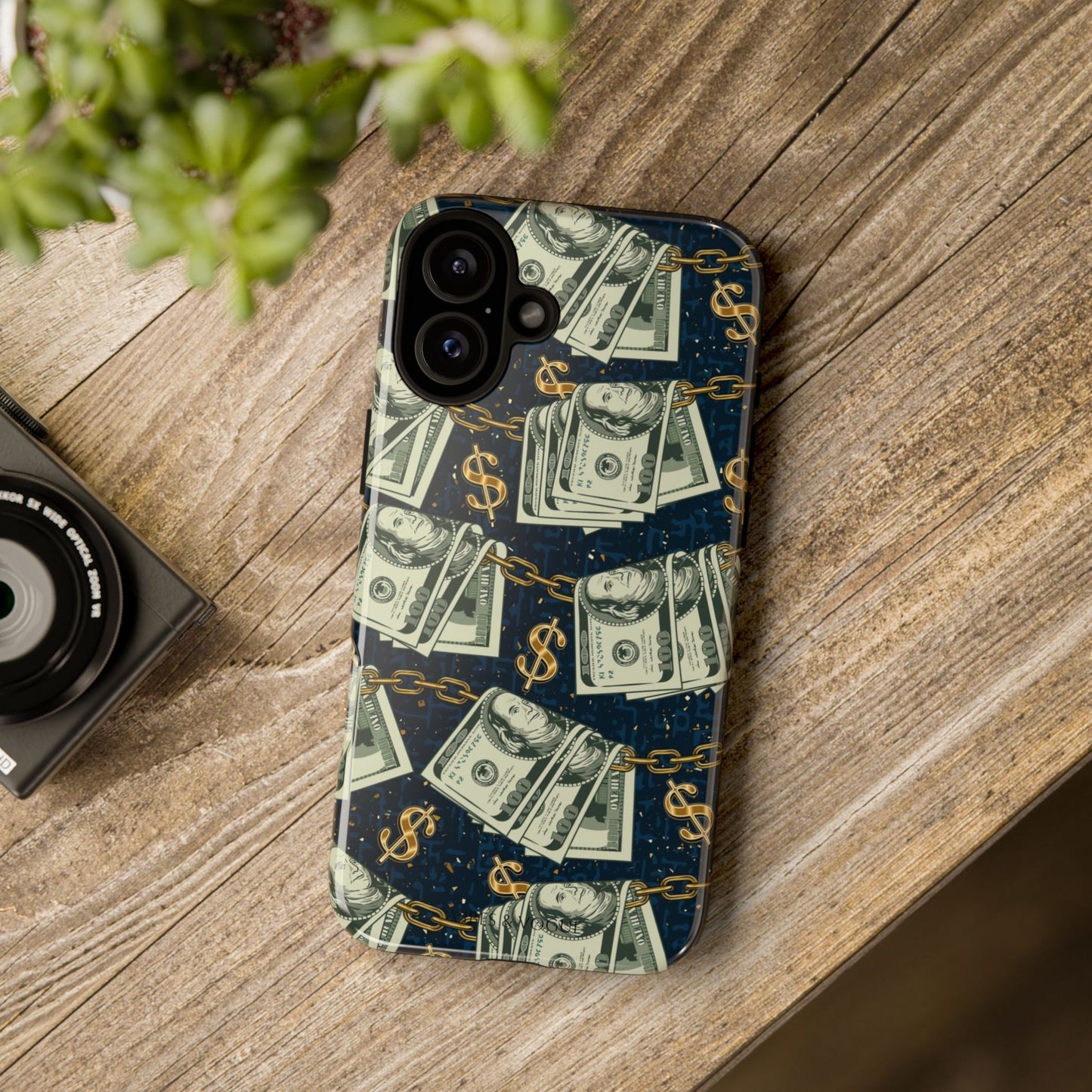 Money Motivation Phone Case, Tough Cases for iPhone, Money Design Phone Accessory, Trendy Tech Gifts, Unique Phone Cover