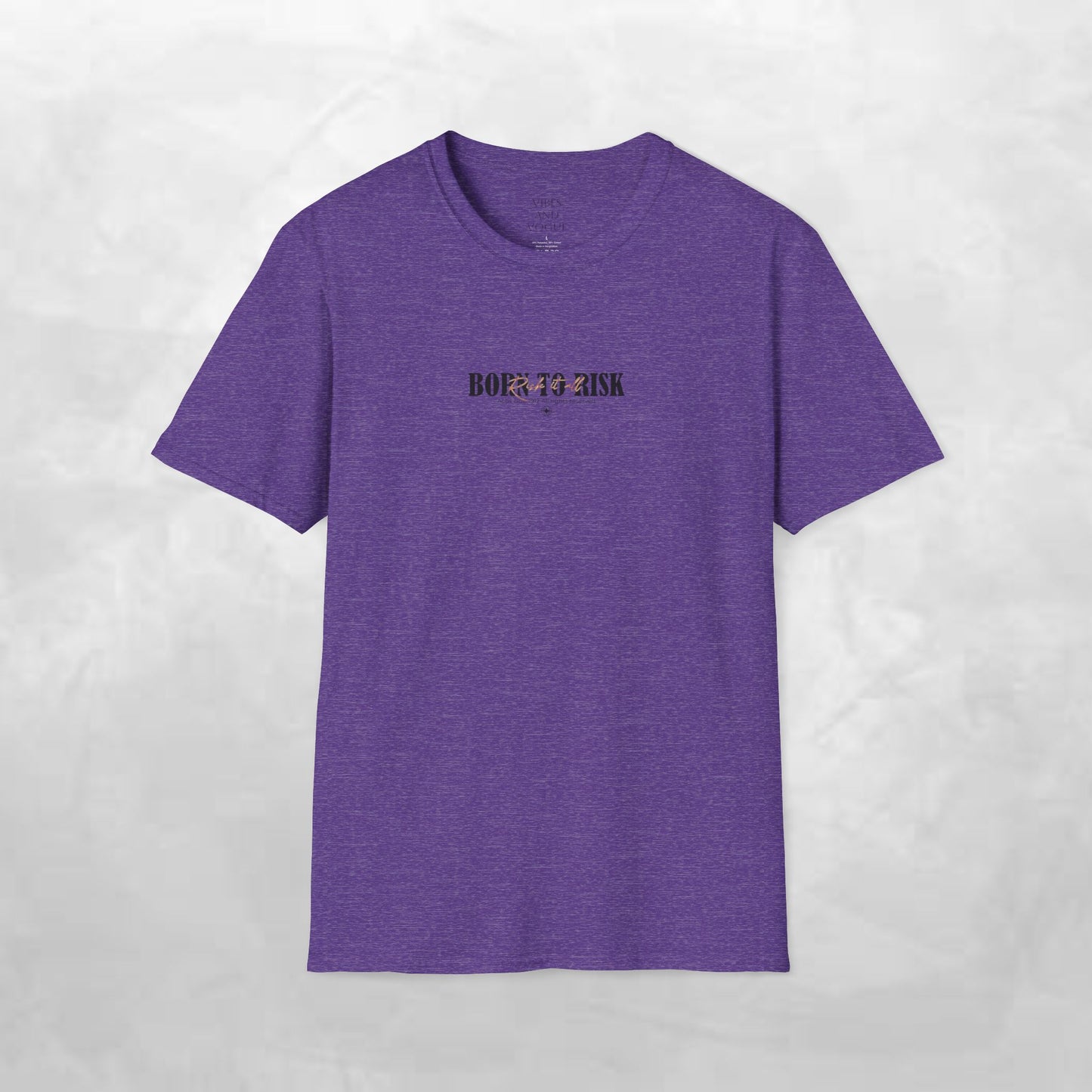 Born to Risk T-Shirt — Minimalist Motivational Graphic Tee