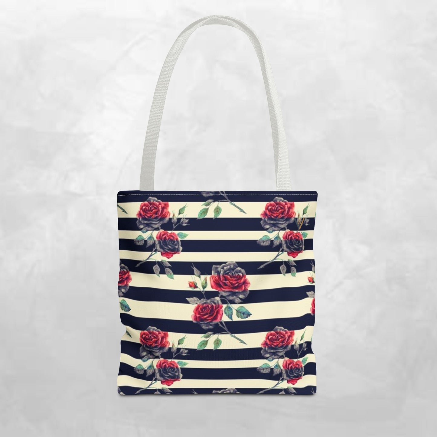 Chic Floral Tote Bag, Stylish Eco-Friendly Bag, Rose Pattern Shopping Tote, Gift for Her, Everyday Handbag, Floral Fashion
