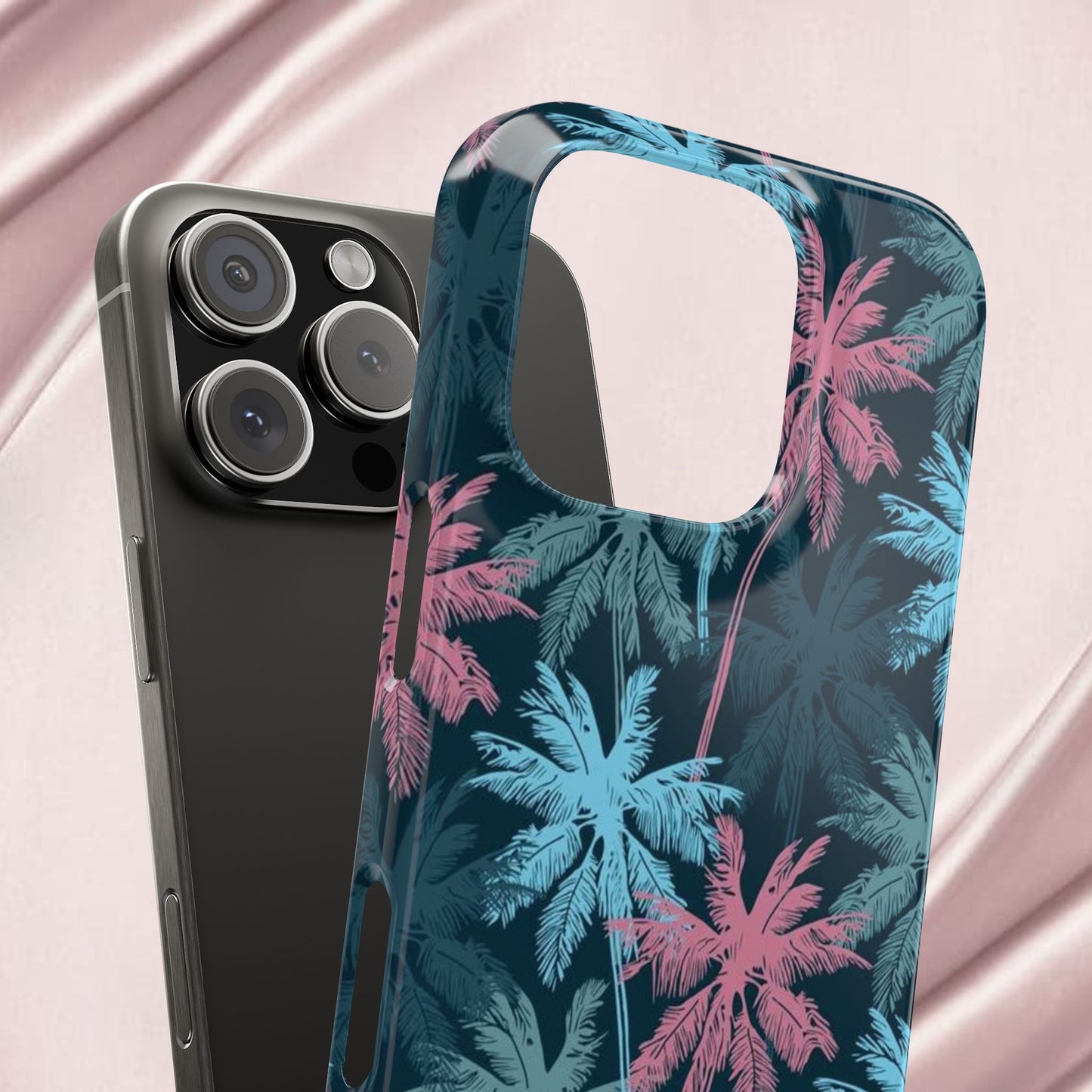 Tropical Vibes Slim Phone Case - Summer Botanical Design