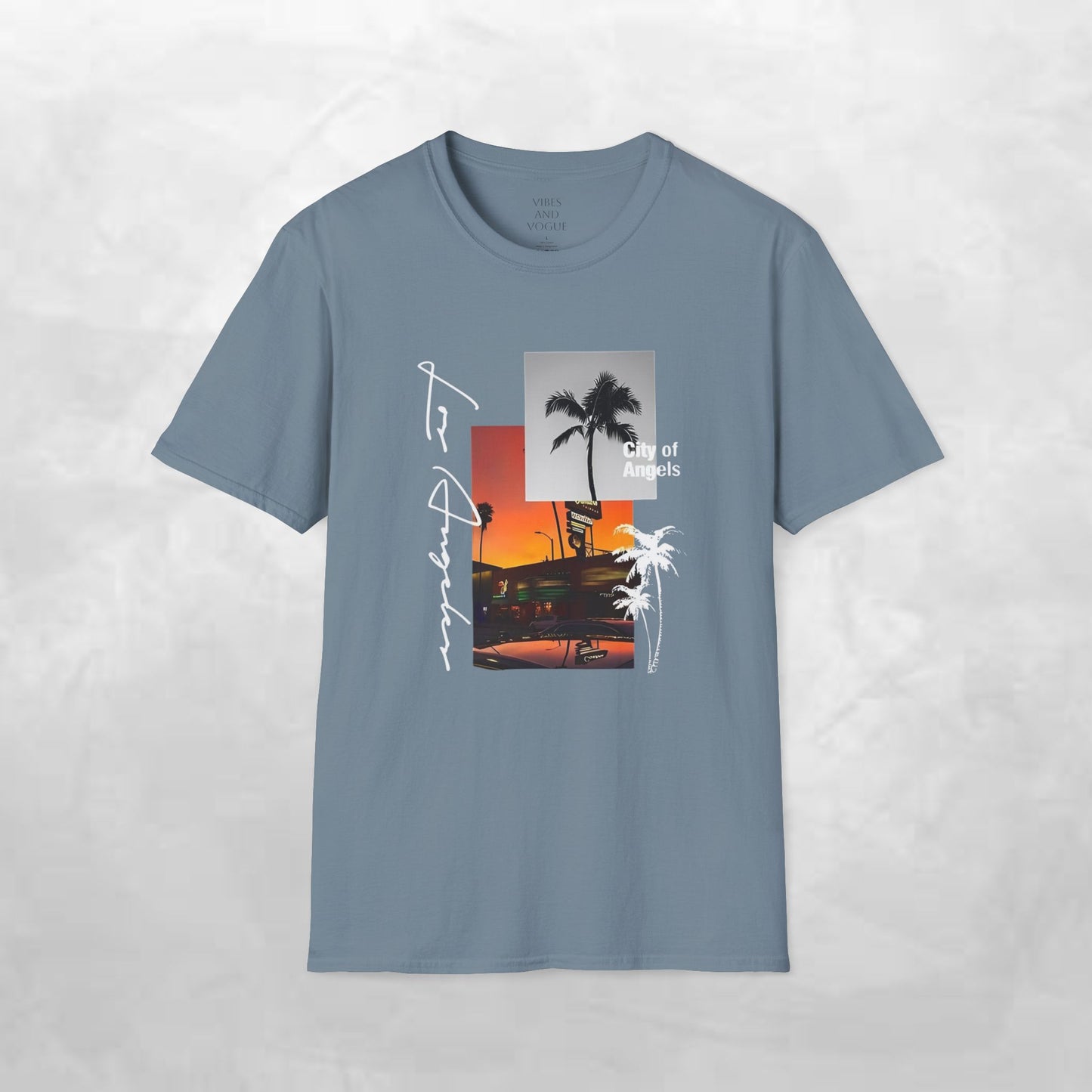 T-Shirt — Tropical Sunset Los Angeles Palm Tree Tee